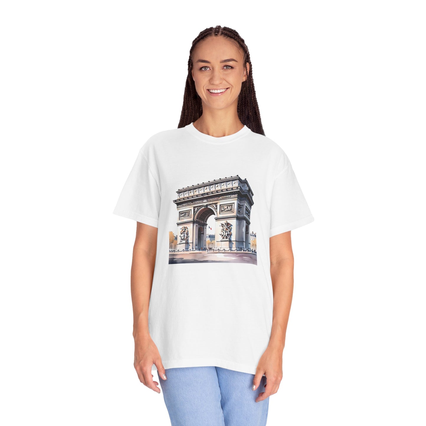 Arc de Triomphe Graphic Unisex T-Shirt - Stylish and Comfortable Casual Wear