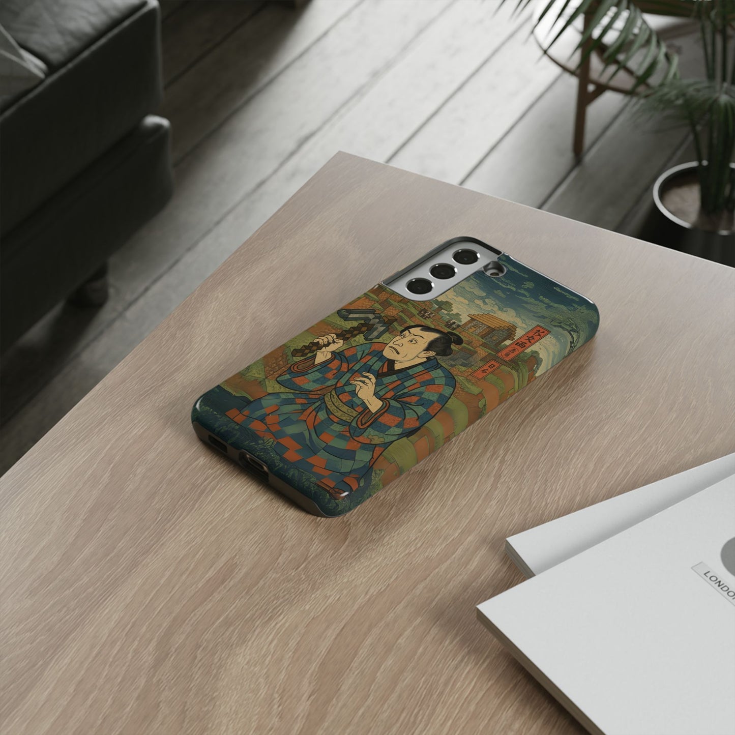 Tough Cases - Japanese Art Phone Case with Warrior Design