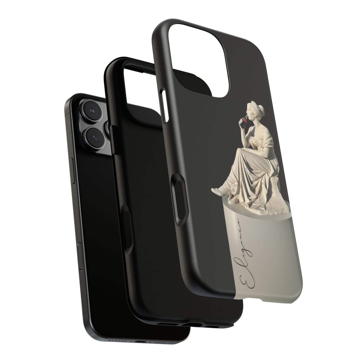 Elegant Phone Case - Stylish Tough Case with Sculpture Design