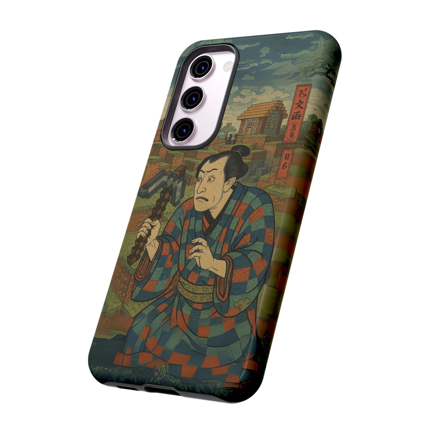Tough Cases - Japanese Art Phone Case with Warrior Design