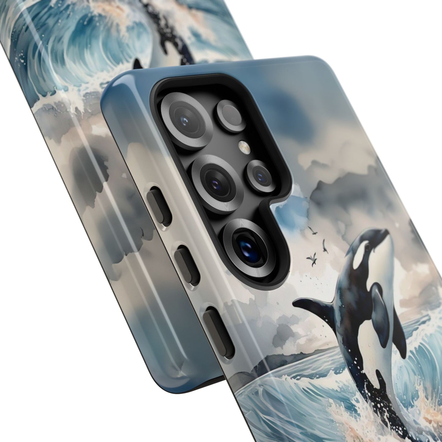 Whale Splash Phone Case - Tough & Stylish Ocean Design