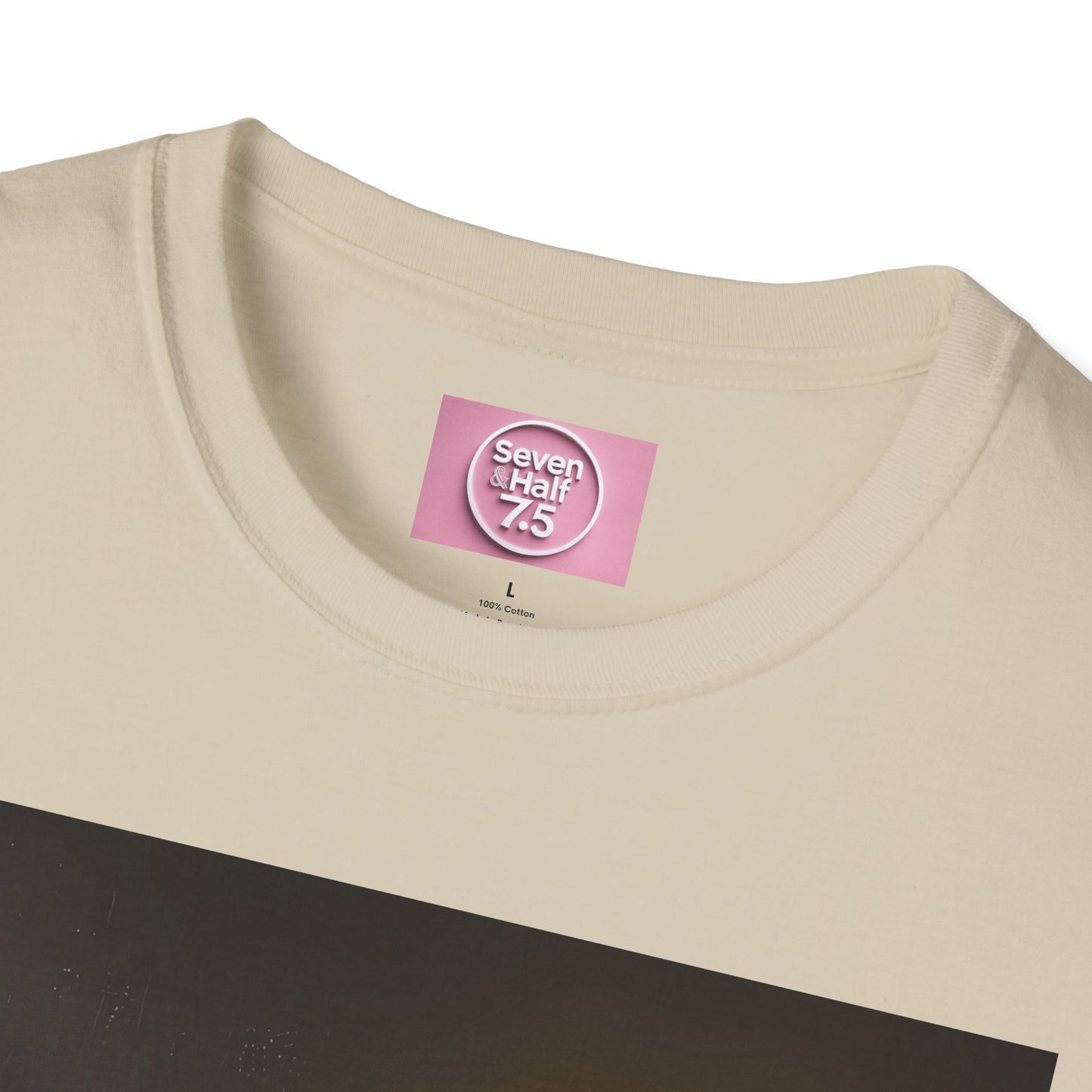 Artistic Guitarist Softstyle T-Shirt - Elegant Vintage Design