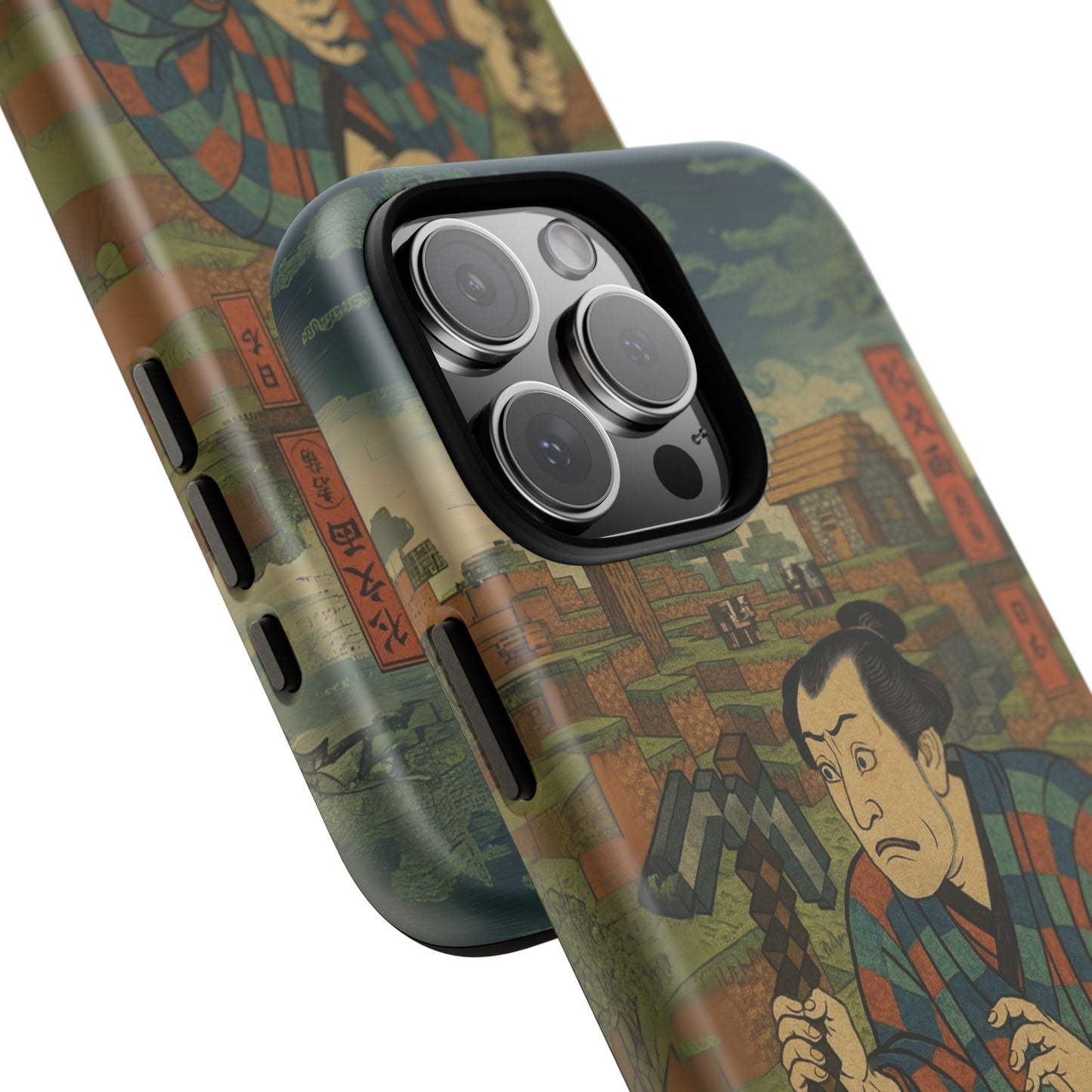 Tough Cases - Japanese Art Phone Case with Warrior Design