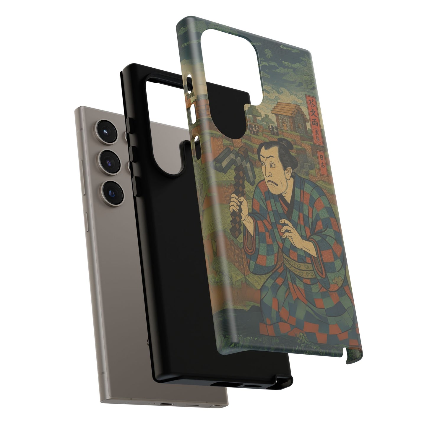 Tough Cases - Japanese Art Phone Case with Warrior Design