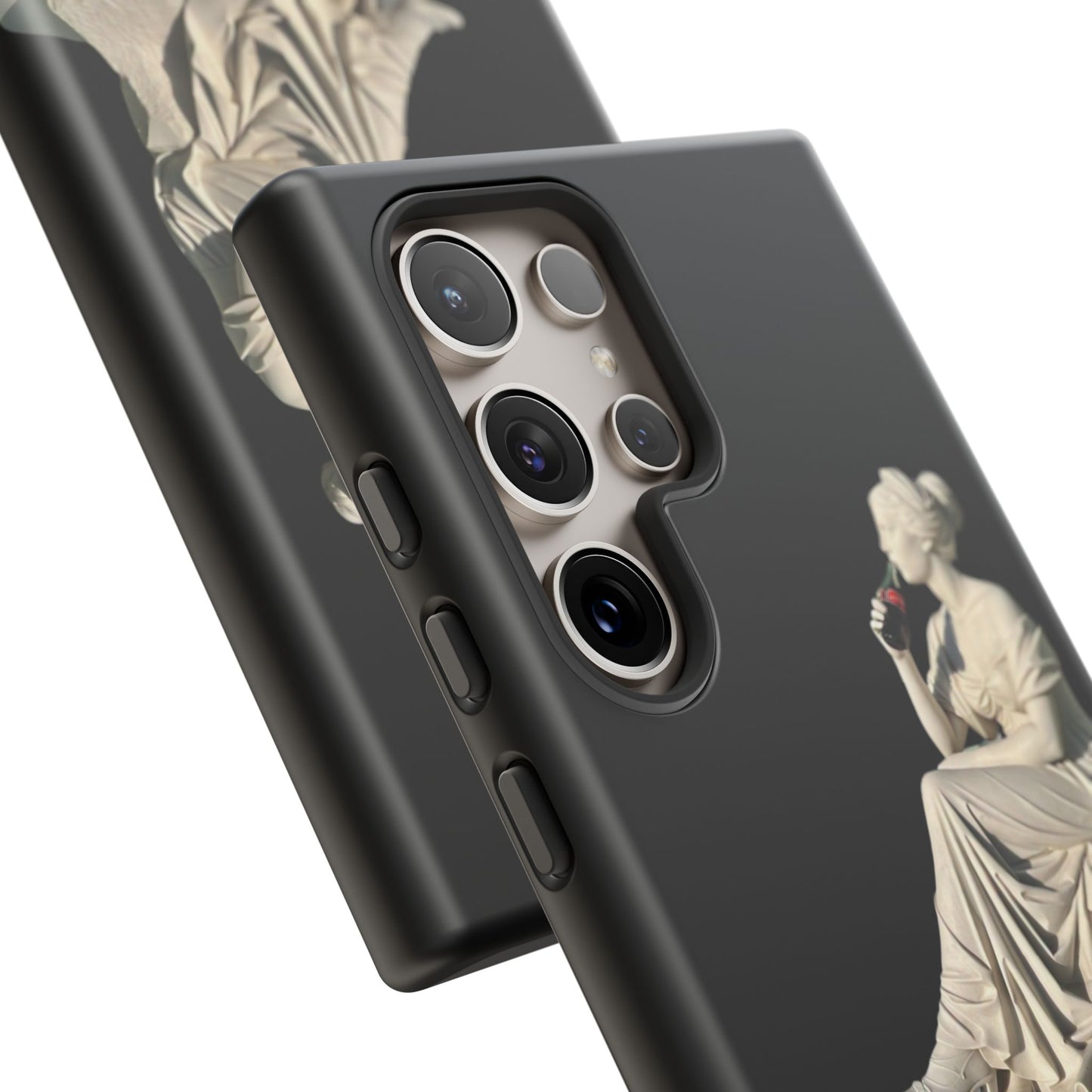 Elegant Phone Case - Stylish Tough Case with Sculpture Design