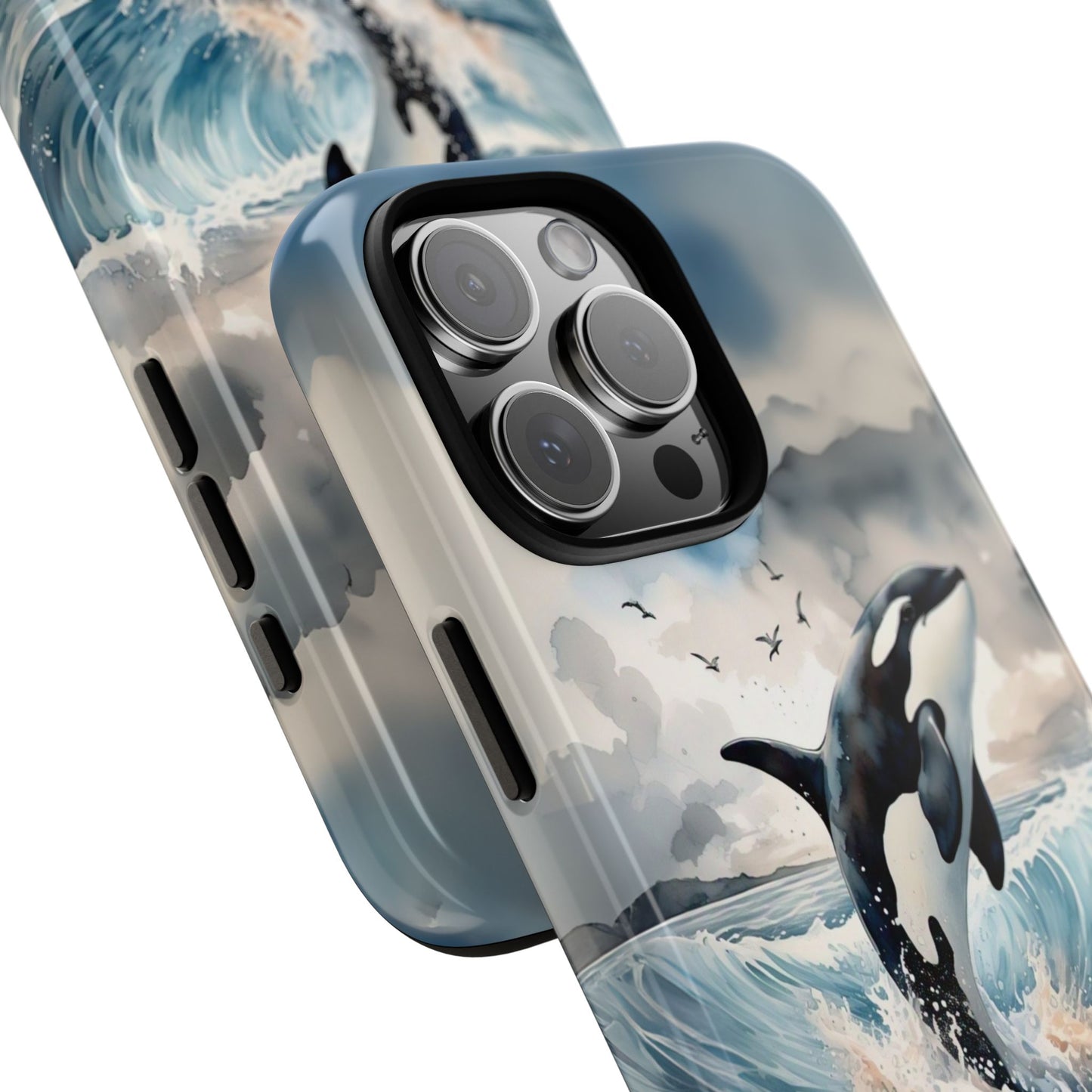 Whale Splash Phone Case - Tough & Stylish Ocean Design