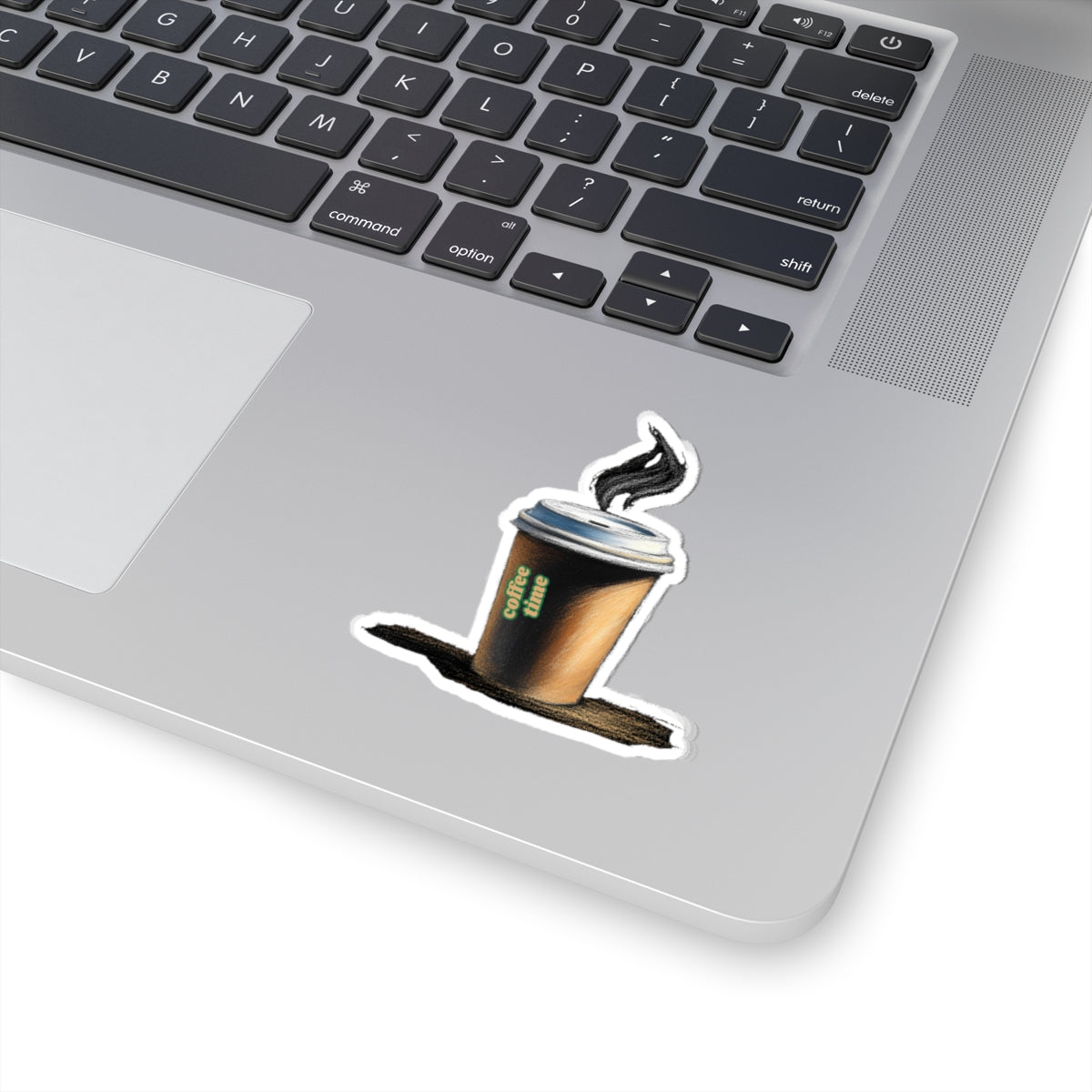Coffee Time Kiss-Cut Stickers - Perfect for Coffee Lovers and Laptop Decals