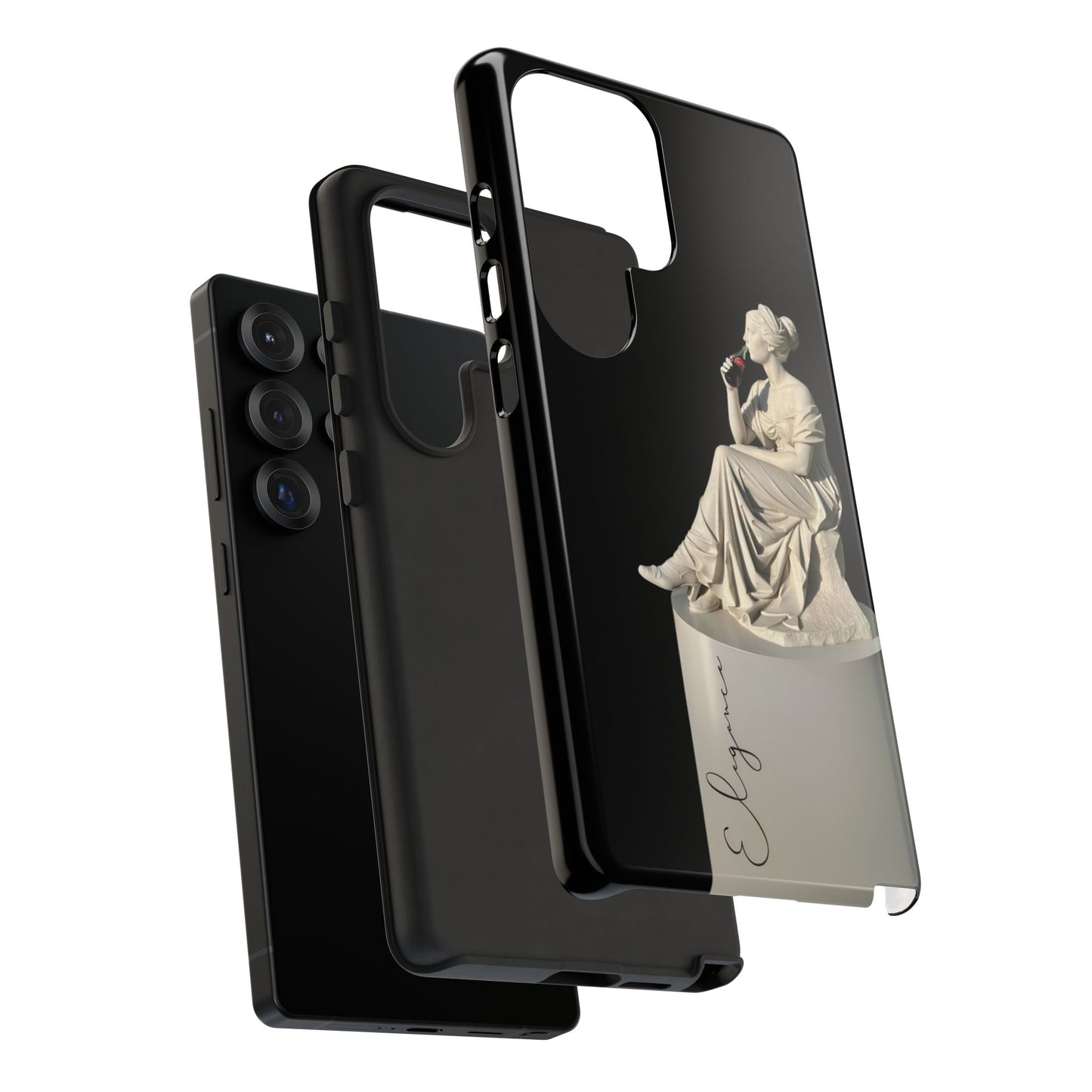 Elegant Phone Case - Stylish Tough Case with Sculpture Design