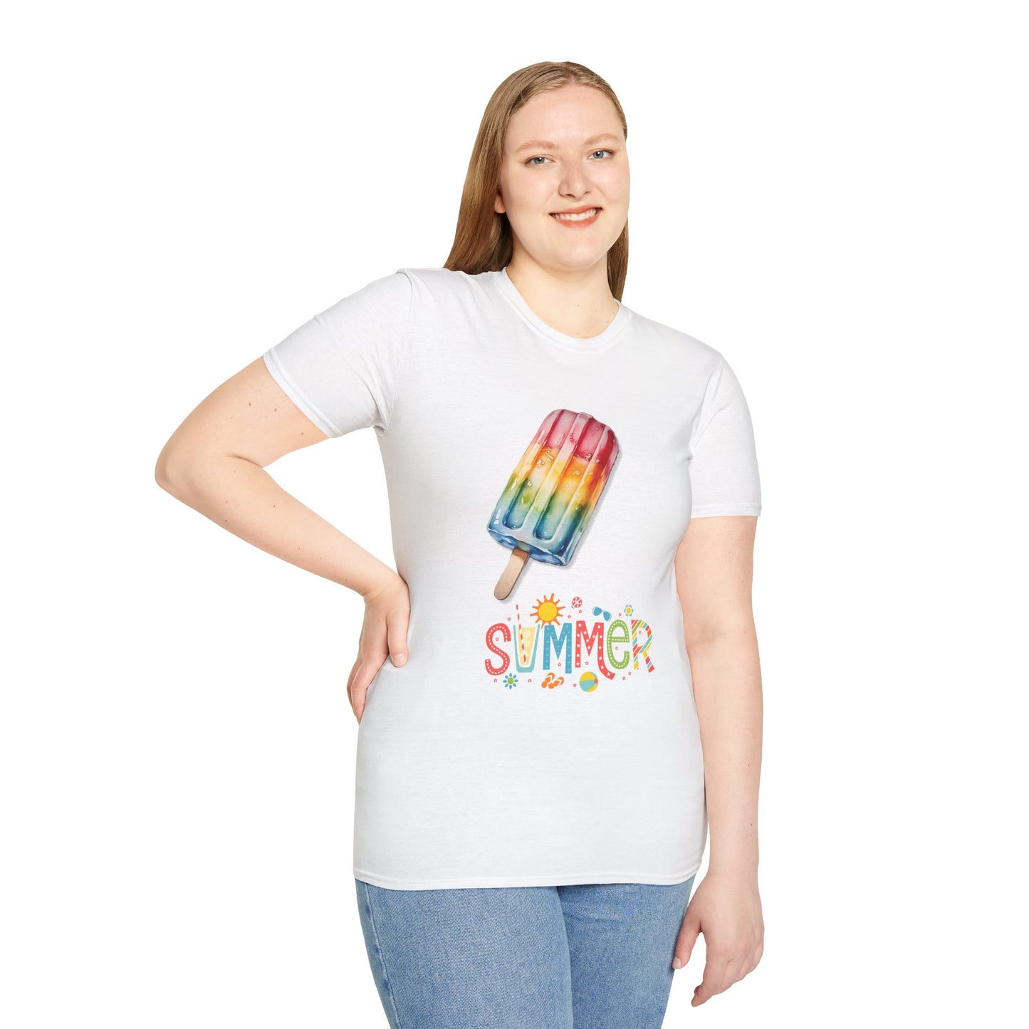 Summer Popsicle Soft style T-Shirt - Fun & Colorful Summer Vibes