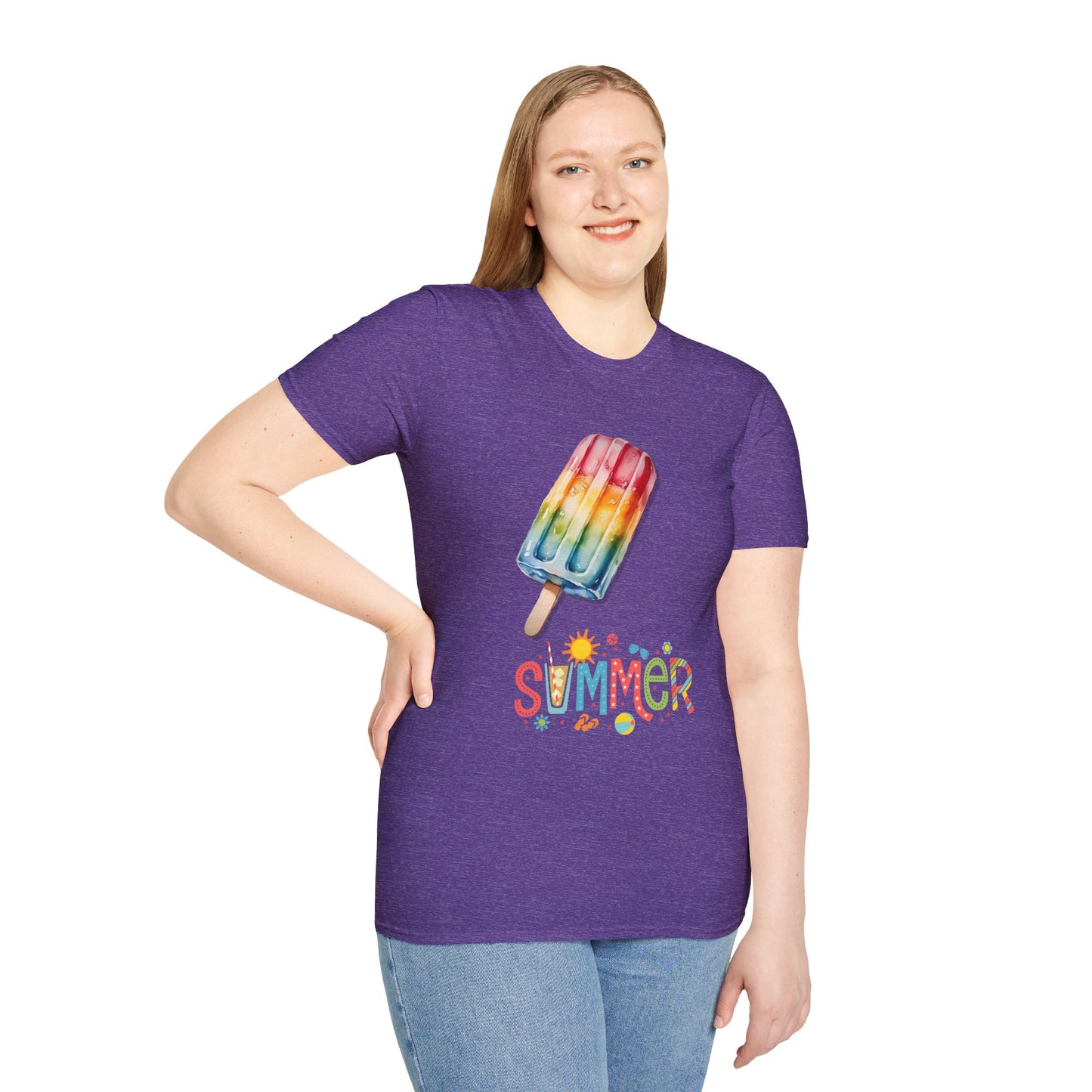 Summer Popsicle Soft style T-Shirt - Fun & Colorful Summer Vibes