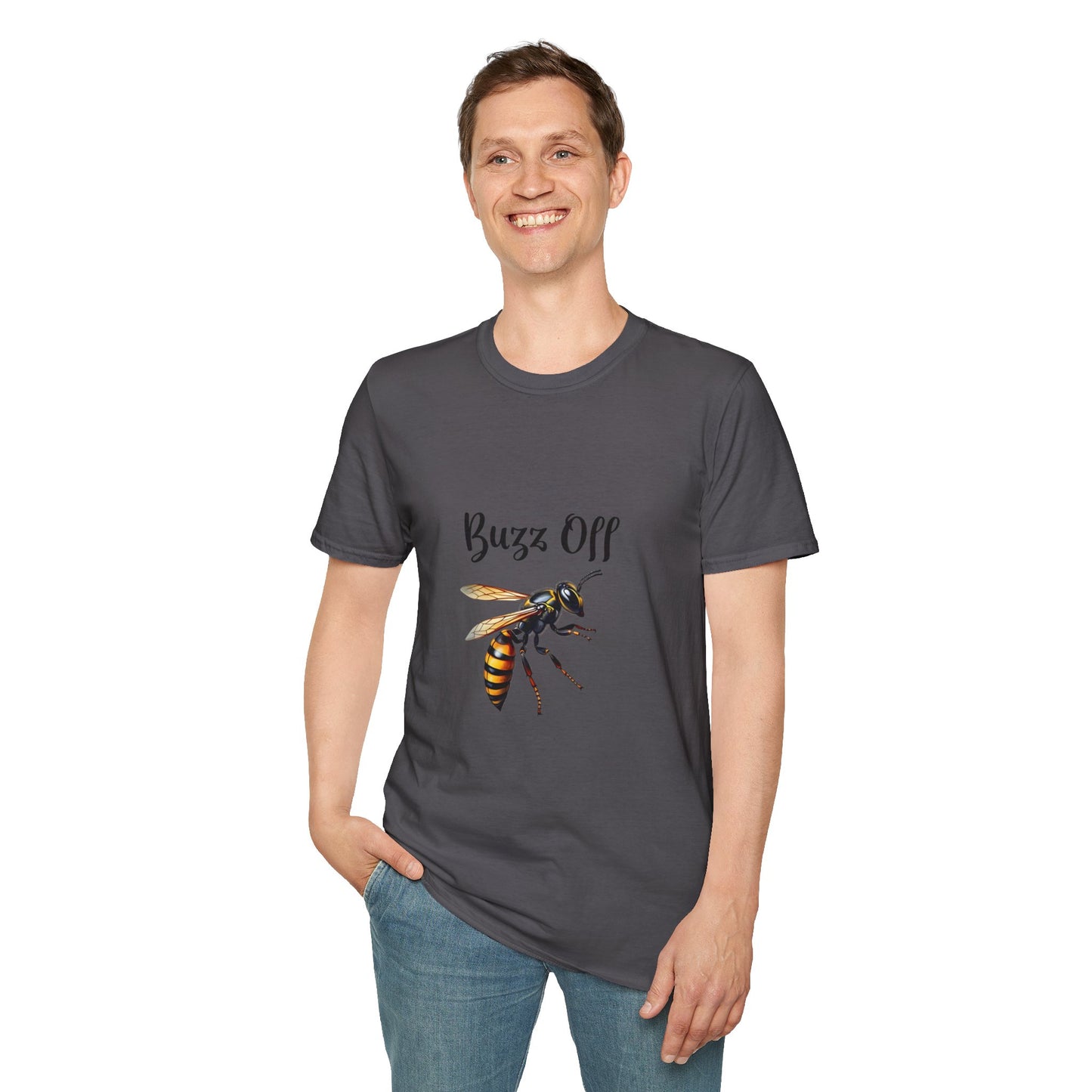 Buzz Off Bee Unisex Softstyle T-Shirt
