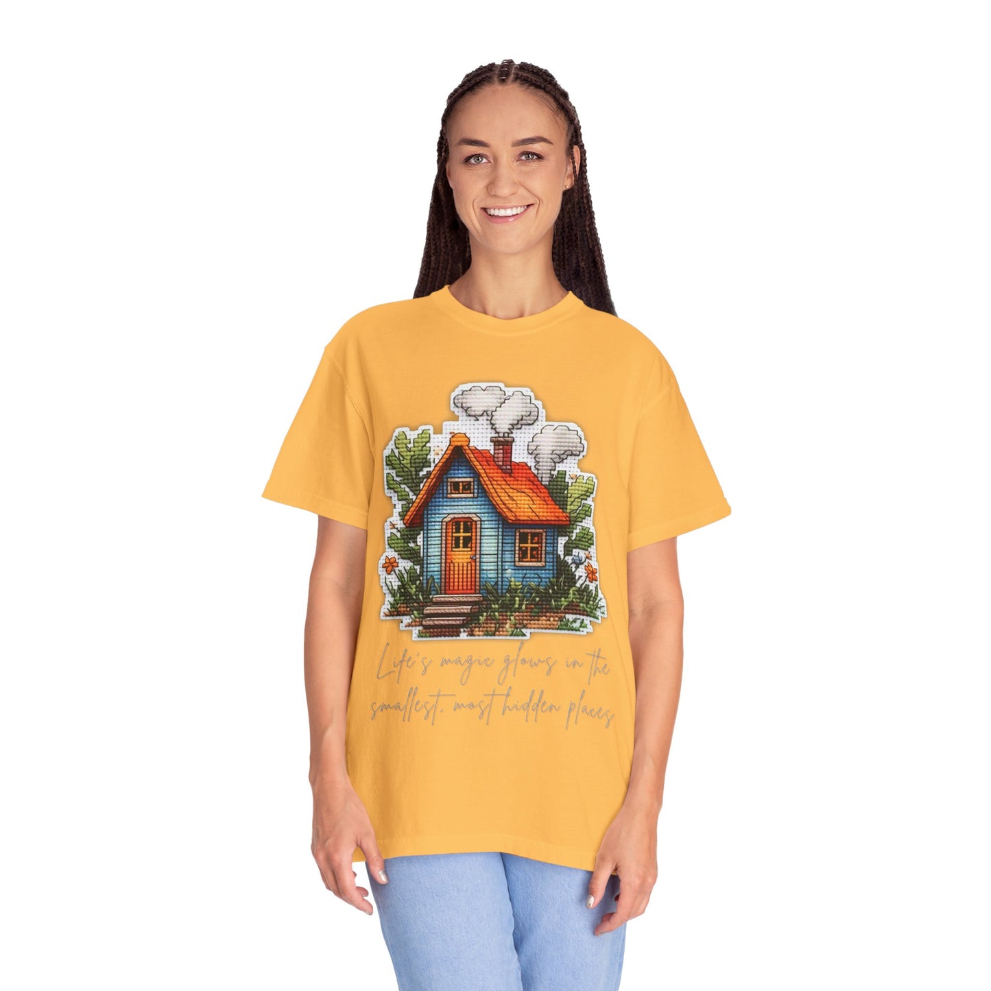 Magical Cottage T-Shirt - Garment-Dyed Unisex Tee