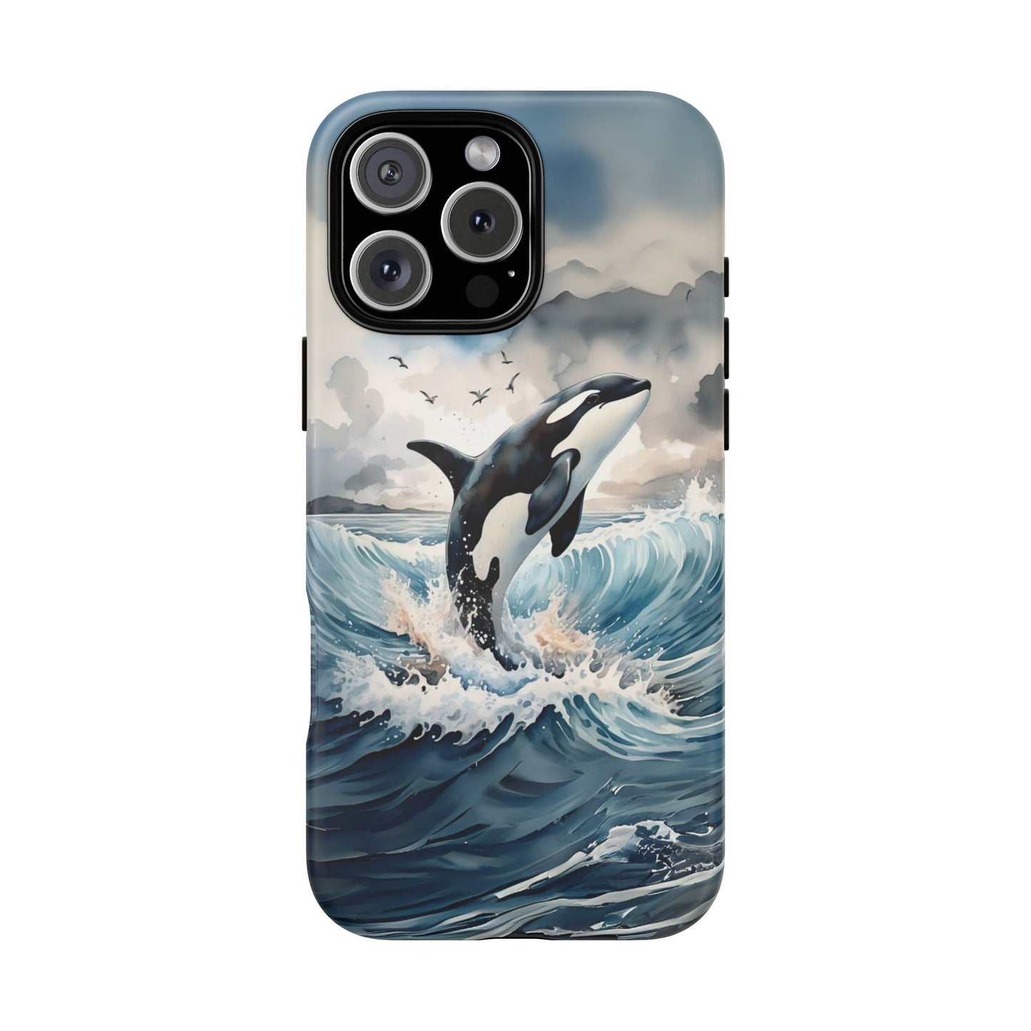 Whale Splash Phone Case - Tough & Stylish Ocean Design