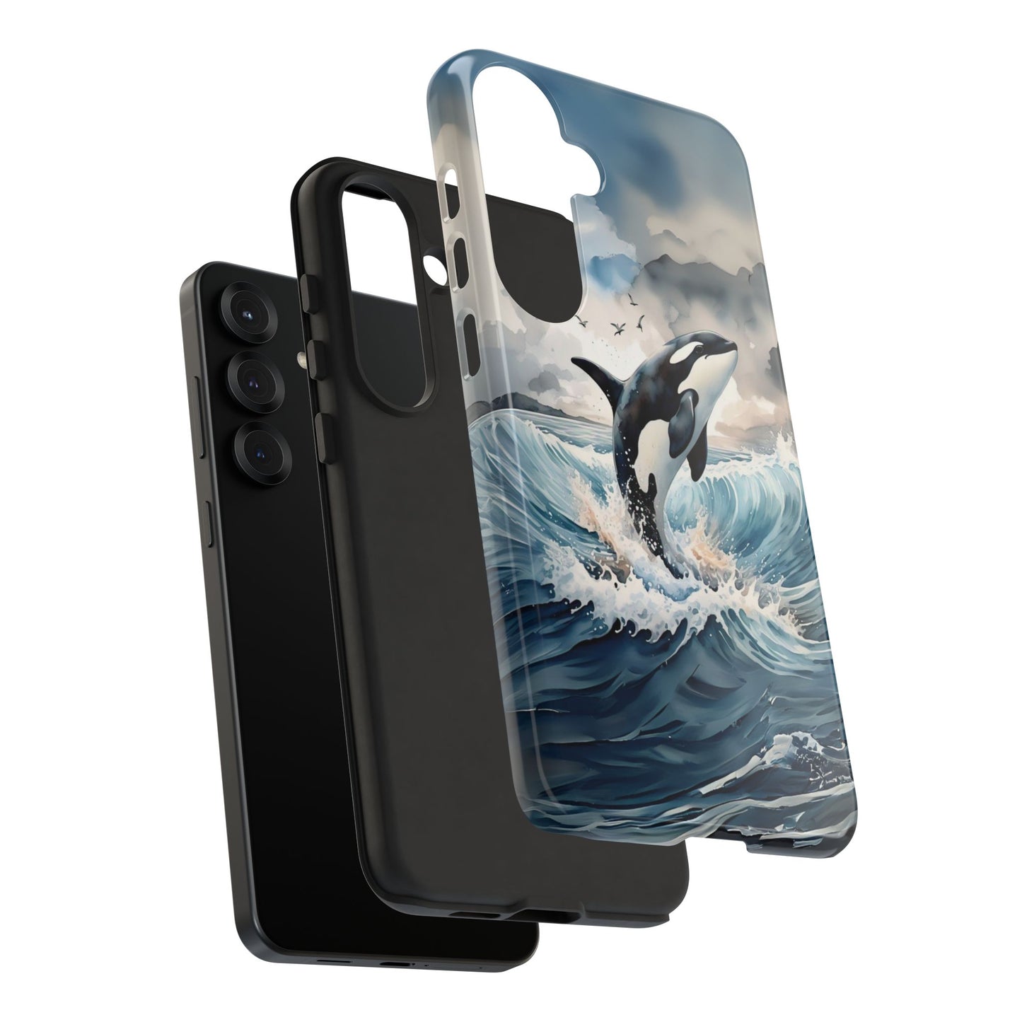 Whale Splash Phone Case - Tough & Stylish Ocean Design