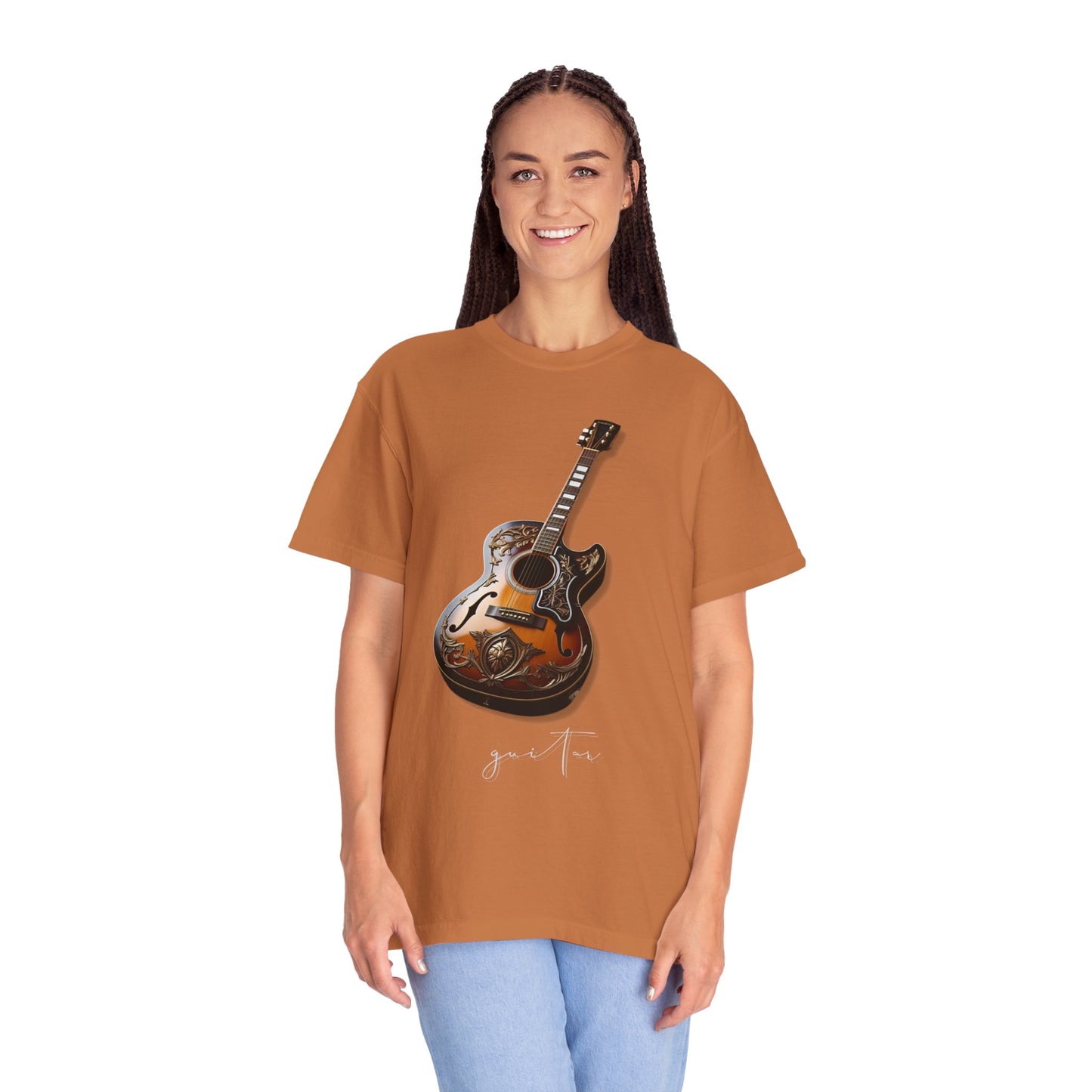 Vintage Guitar Graphic Unisex T-Shirt - Perfect for Music Lovers