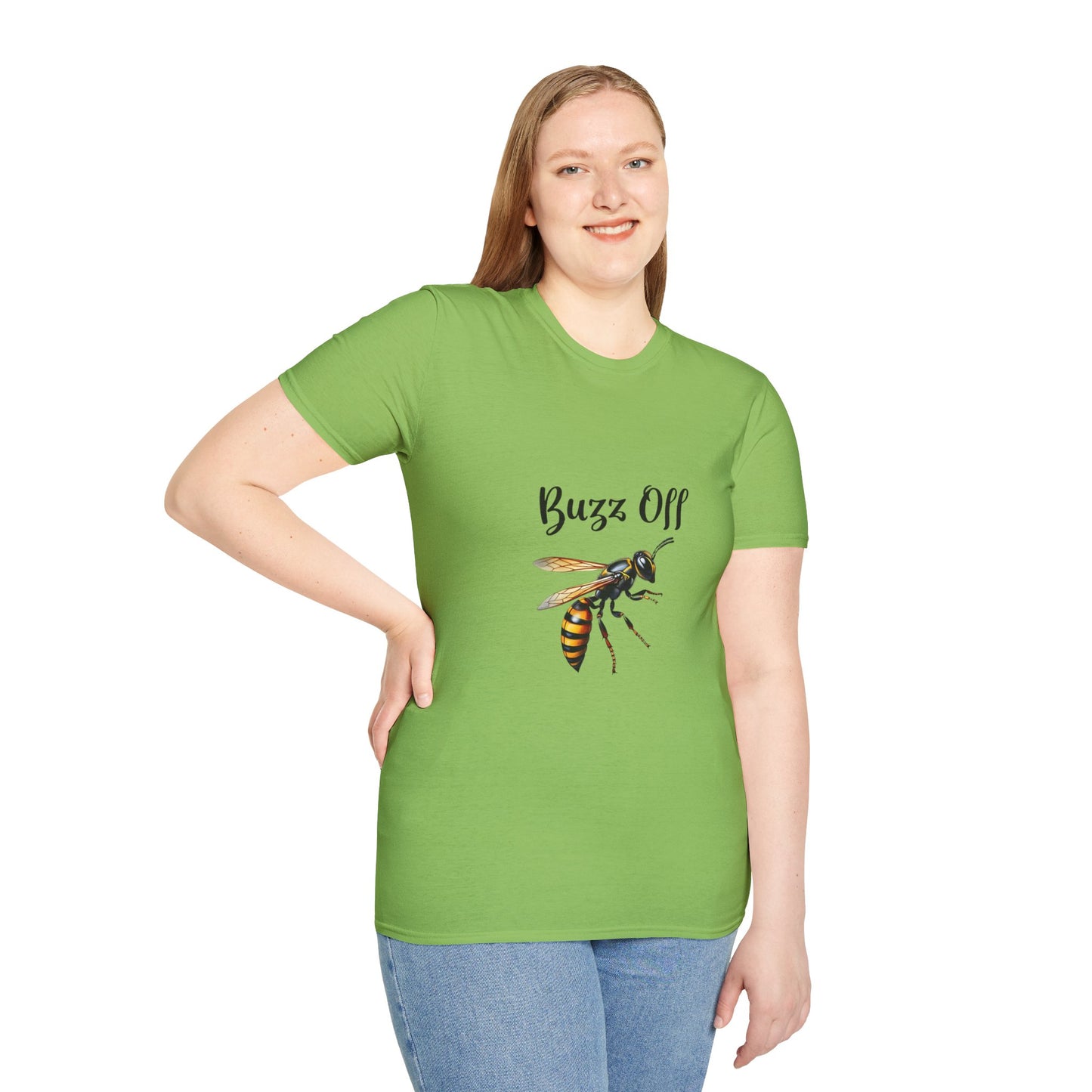 Buzz Off Bee Unisex Softstyle T-Shirt