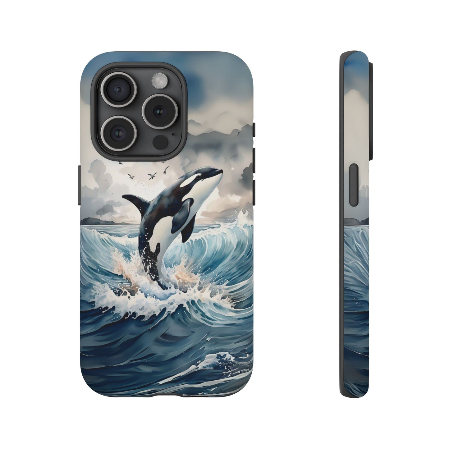 Whale Splash Phone Case - Tough & Stylish Ocean Design