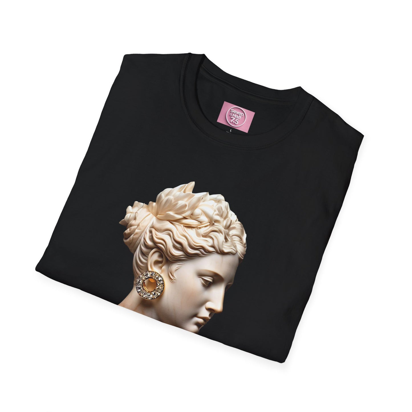 Classical Art Softstyle T-Shirt - Elegant Athena Design