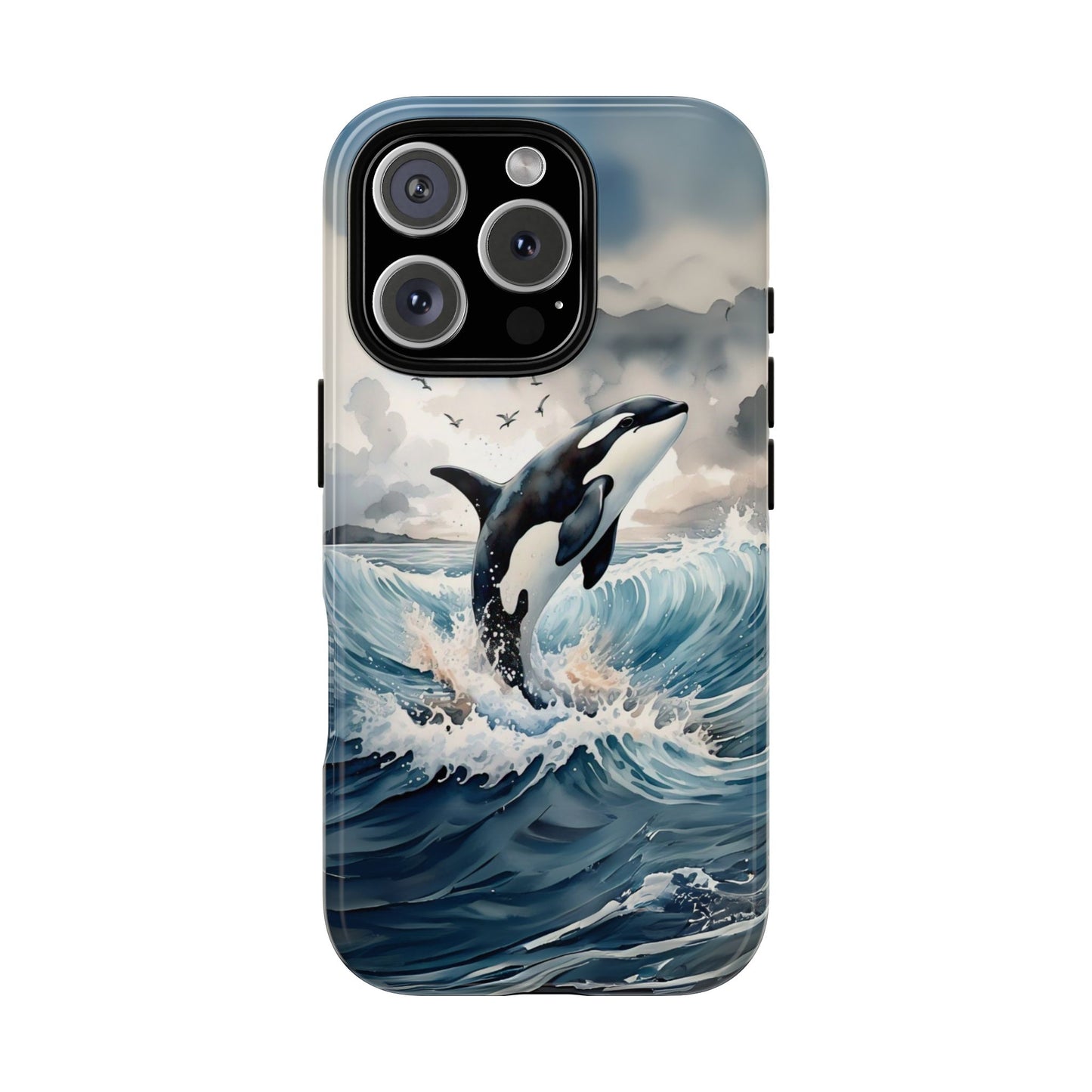 Whale Splash Phone Case - Tough & Stylish Ocean Design