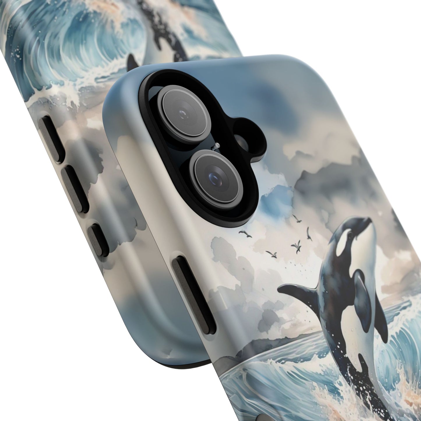 Whale Splash Phone Case - Tough & Stylish Ocean Design