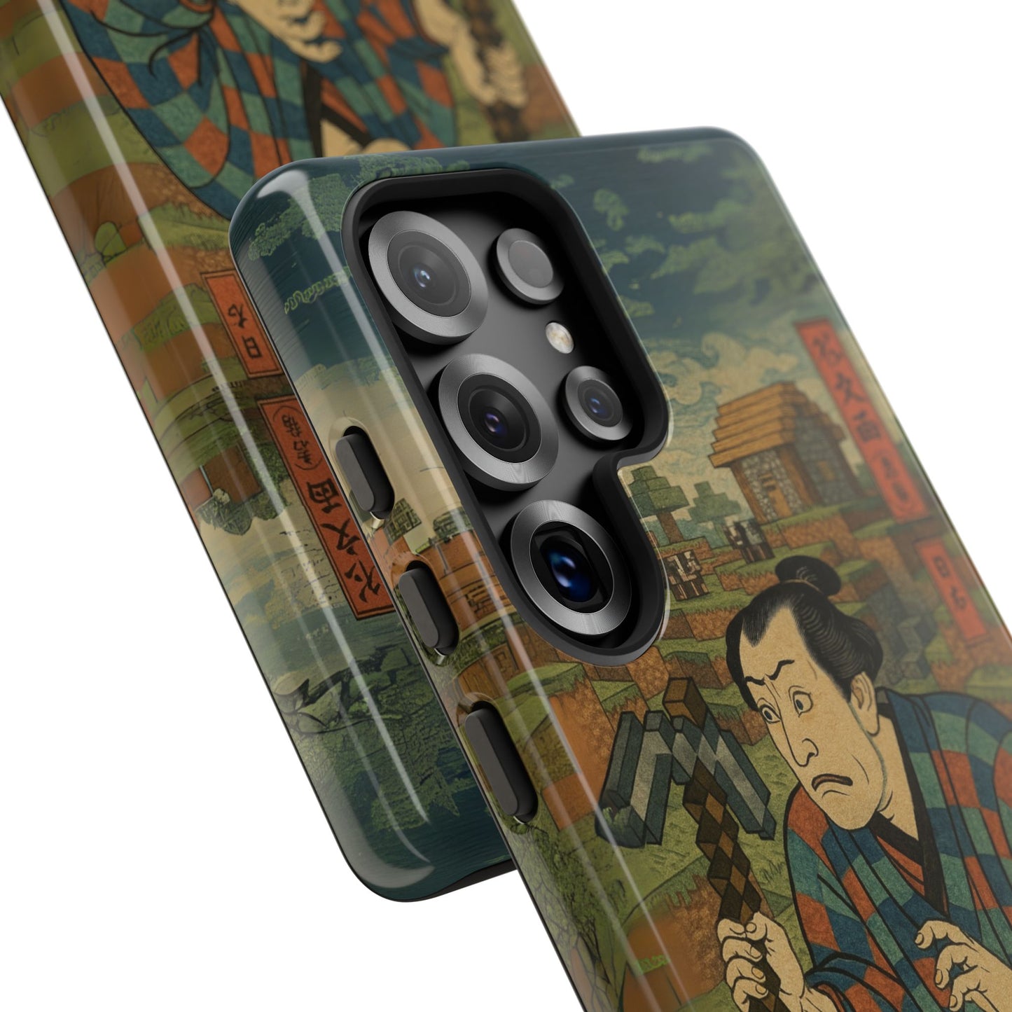 Tough Cases - Japanese Art Phone Case with Warrior Design