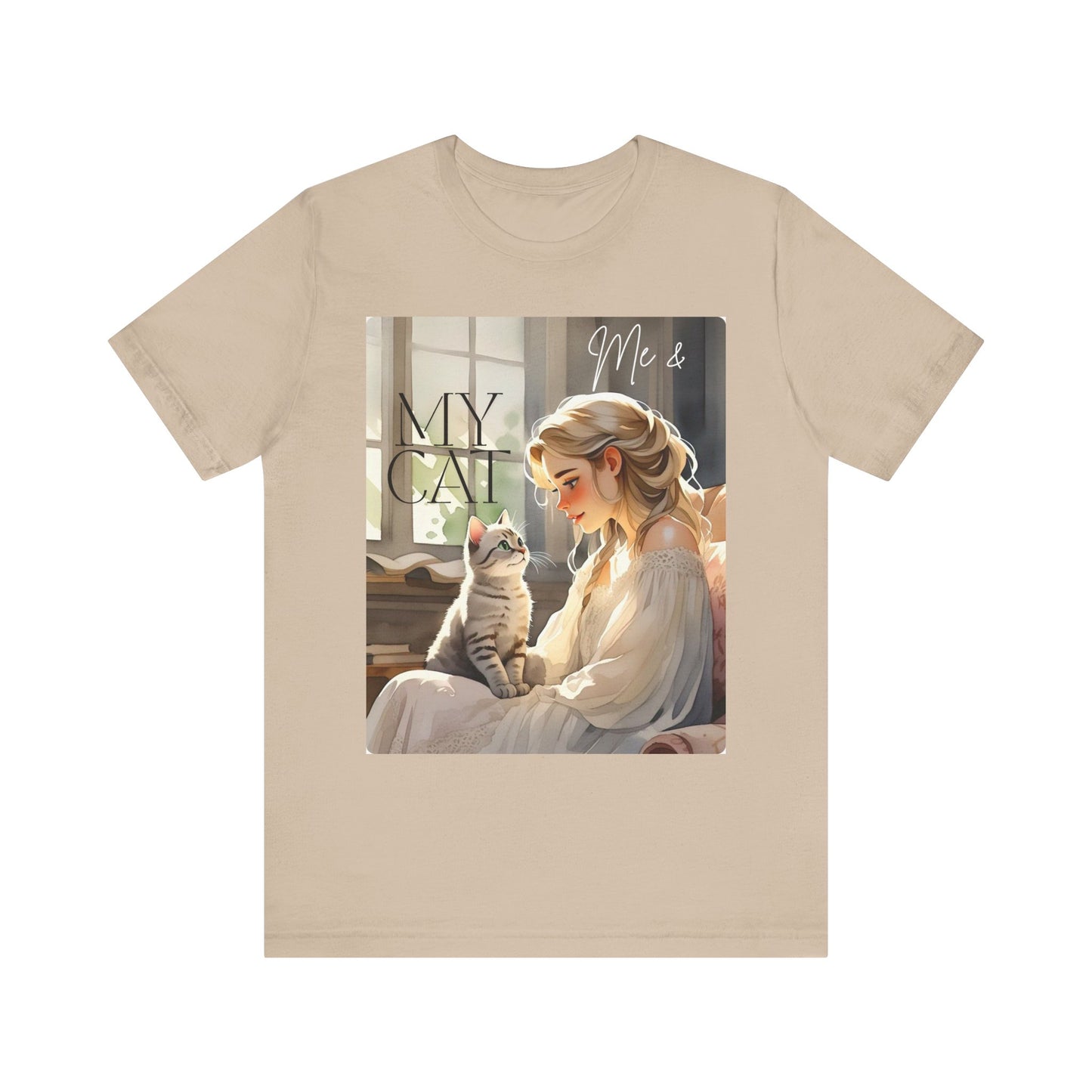 My Cat & Me Unisex Short Sleeve Tee - Cozy Cat Lover Shirt