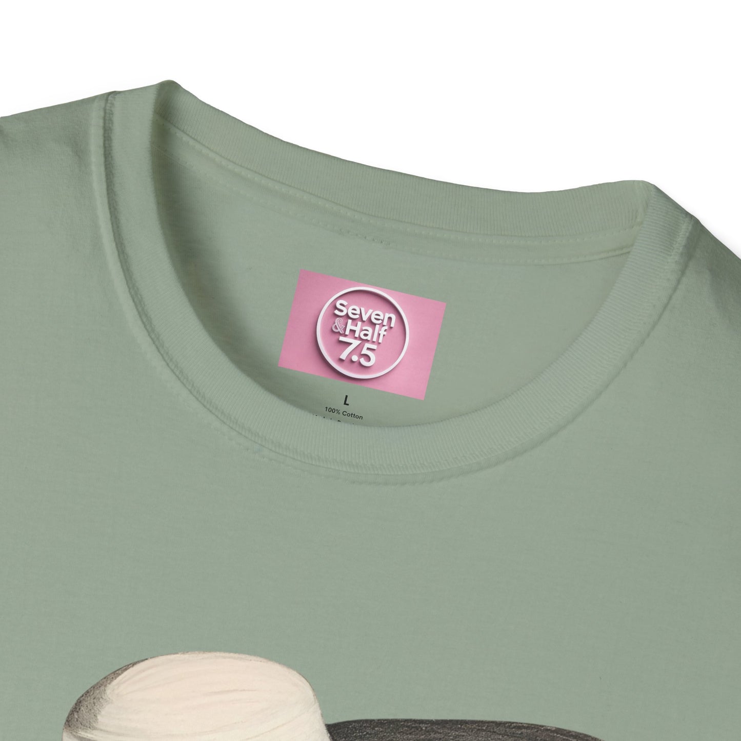 Artistic Women's Softstyle T-Shirt - Charcoal art Design