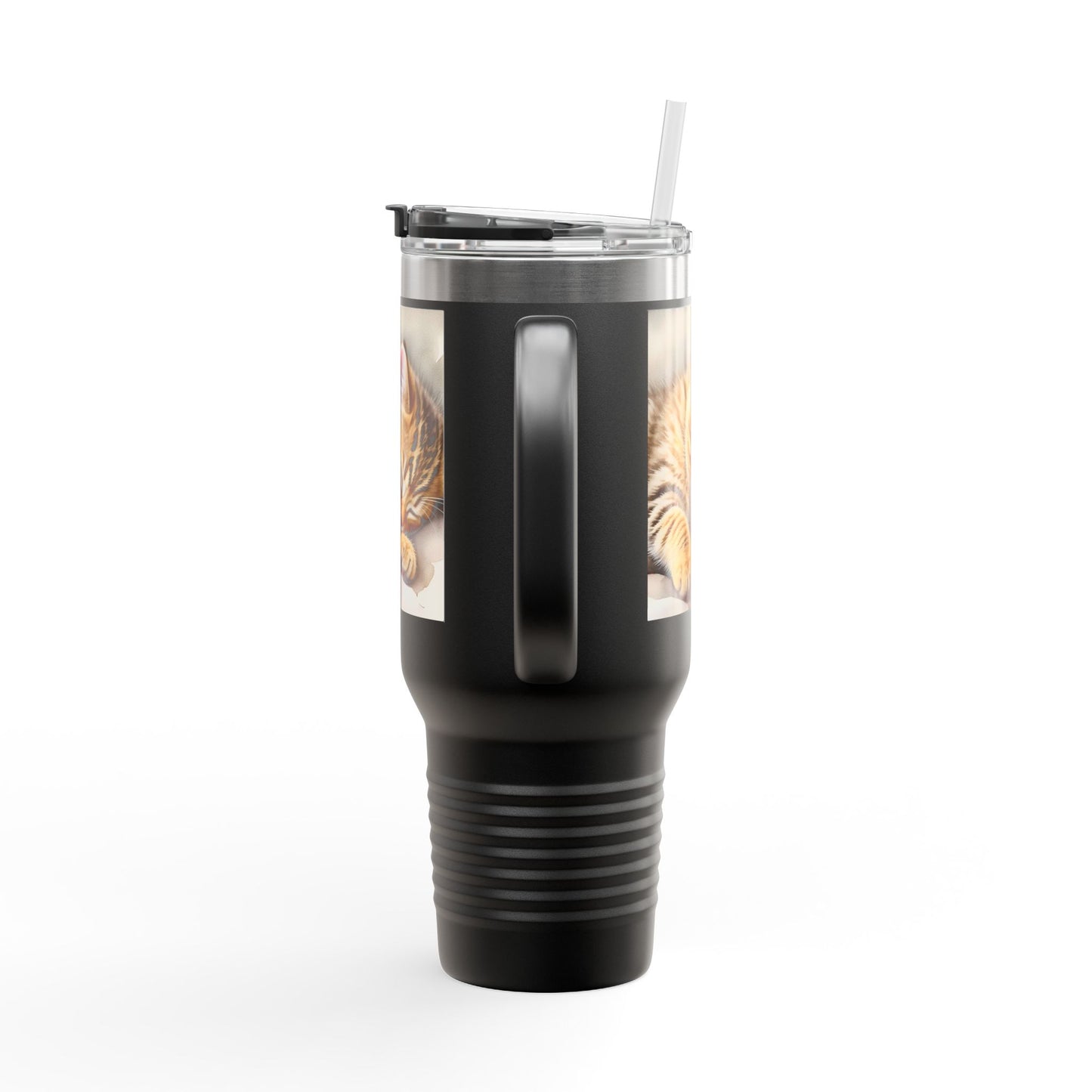 Cozy Cat Insulated Travel Mug - 40oz | Perfect for Cat Lovers