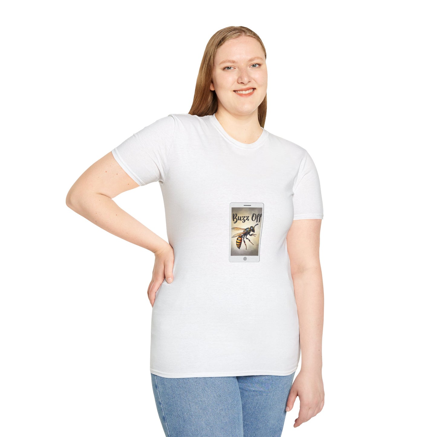 Buzz Off Bee Graphic Unisex T-Shirt - Fun, Casual Wear for Nature Lovers