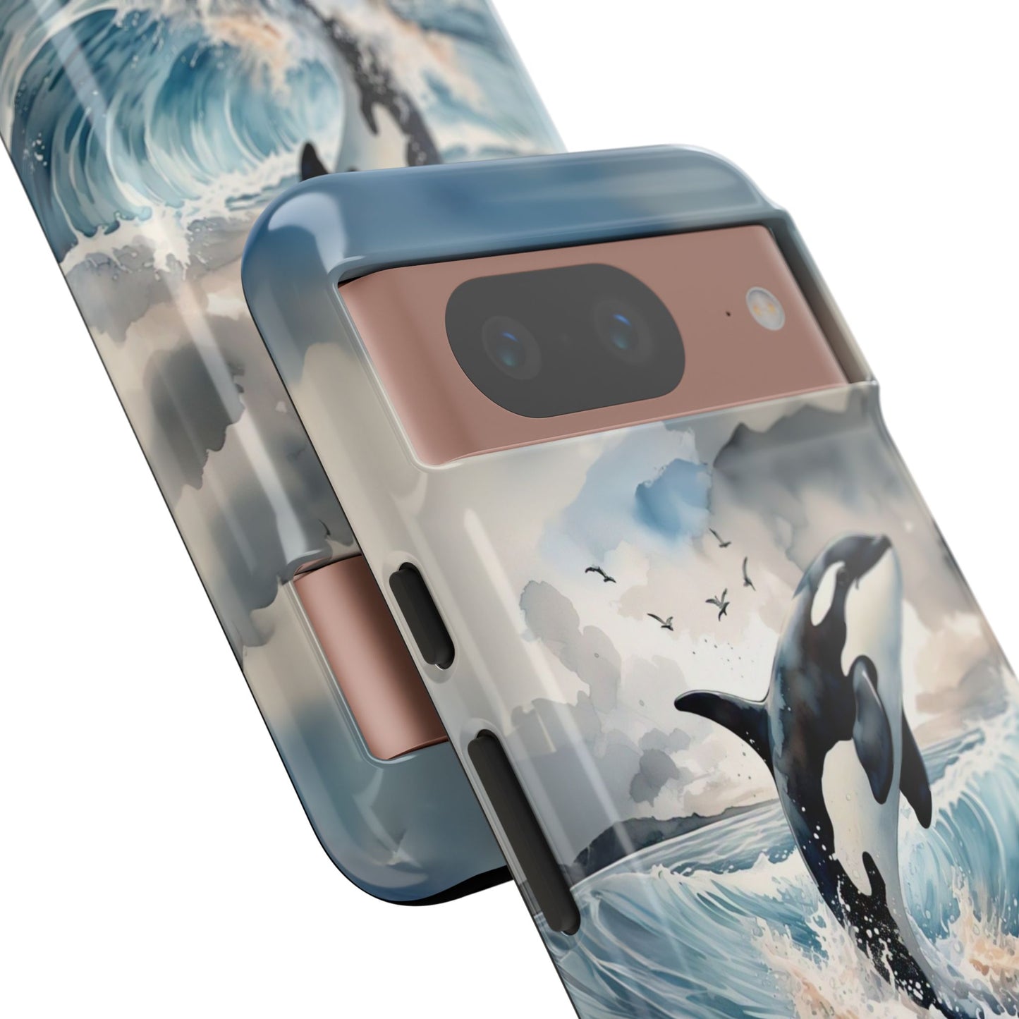 Whale Splash Phone Case - Tough & Stylish Ocean Design