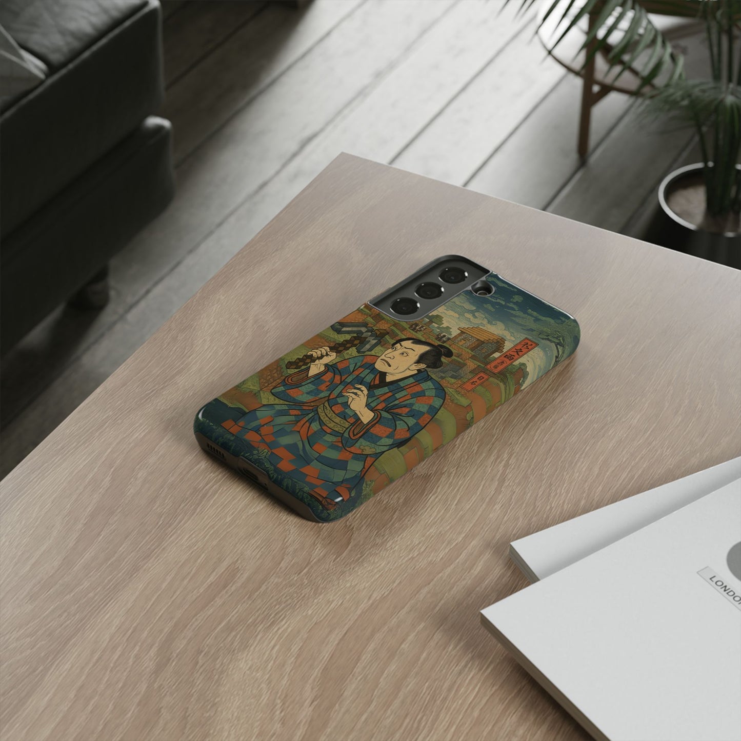 Tough Cases - Japanese Art Phone Case with Warrior Design