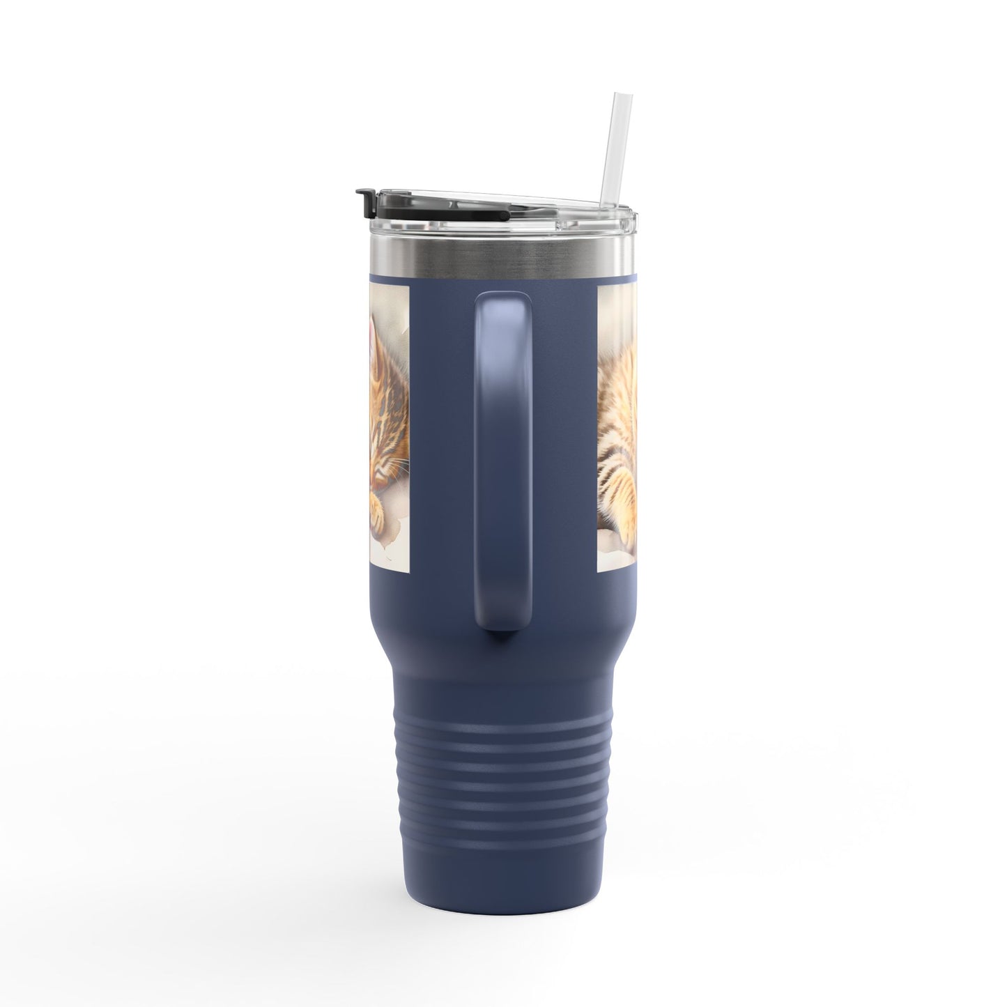Cozy Cat Insulated Travel Mug - 40oz | Perfect for Cat Lovers
