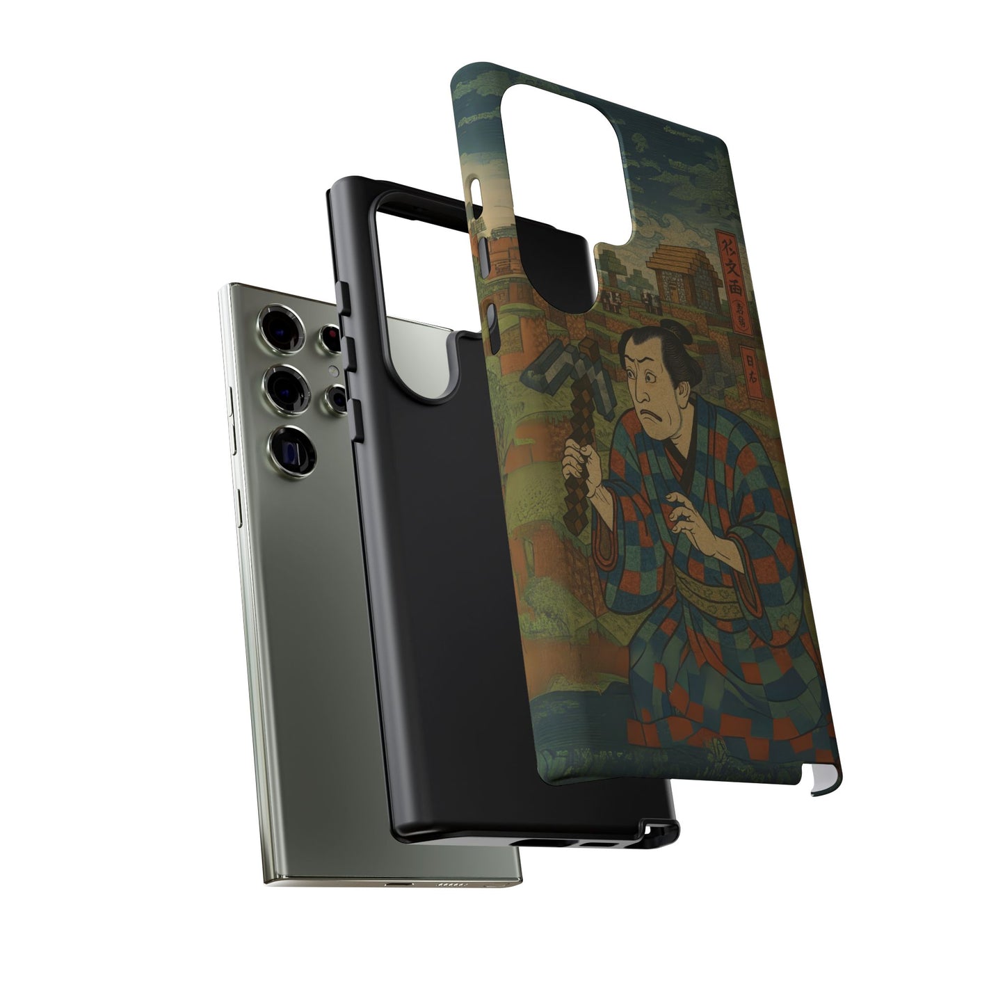 Tough Cases - Japanese Art Phone Case with Warrior Design