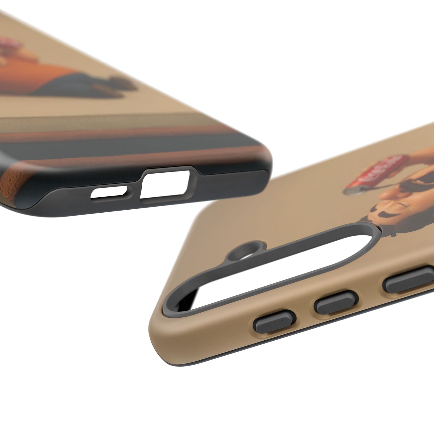 Funny Cartoon Phone Case - 'Coca-Cola Chill' Design