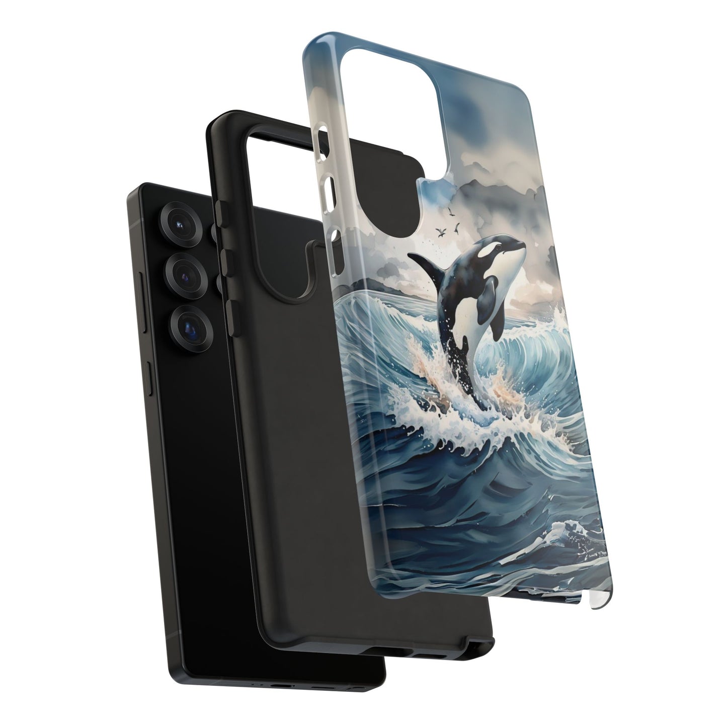 Whale Splash Phone Case - Tough & Stylish Ocean Design