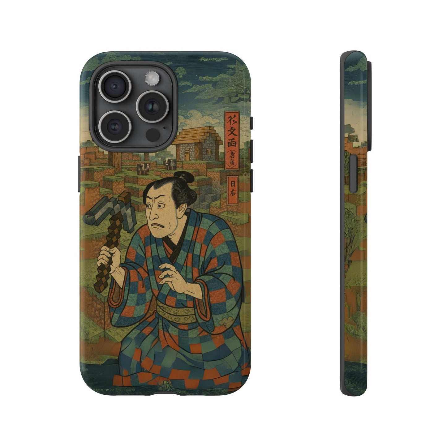Tough Cases - Japanese Art Phone Case with Warrior Design
