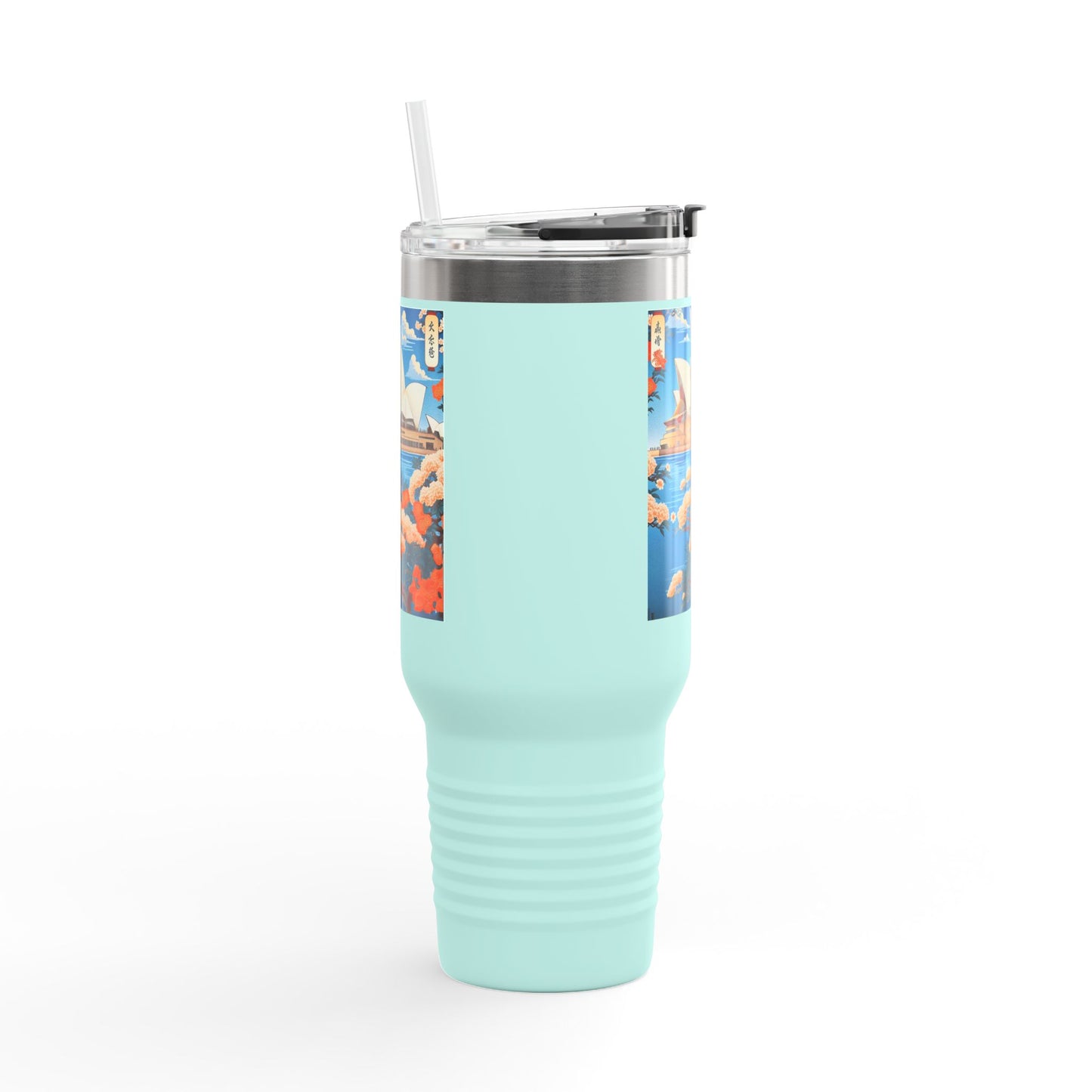Stylish 40oz Insulated Travel Mug – Perfect for Adventure Seekers & Coffee Lovers!