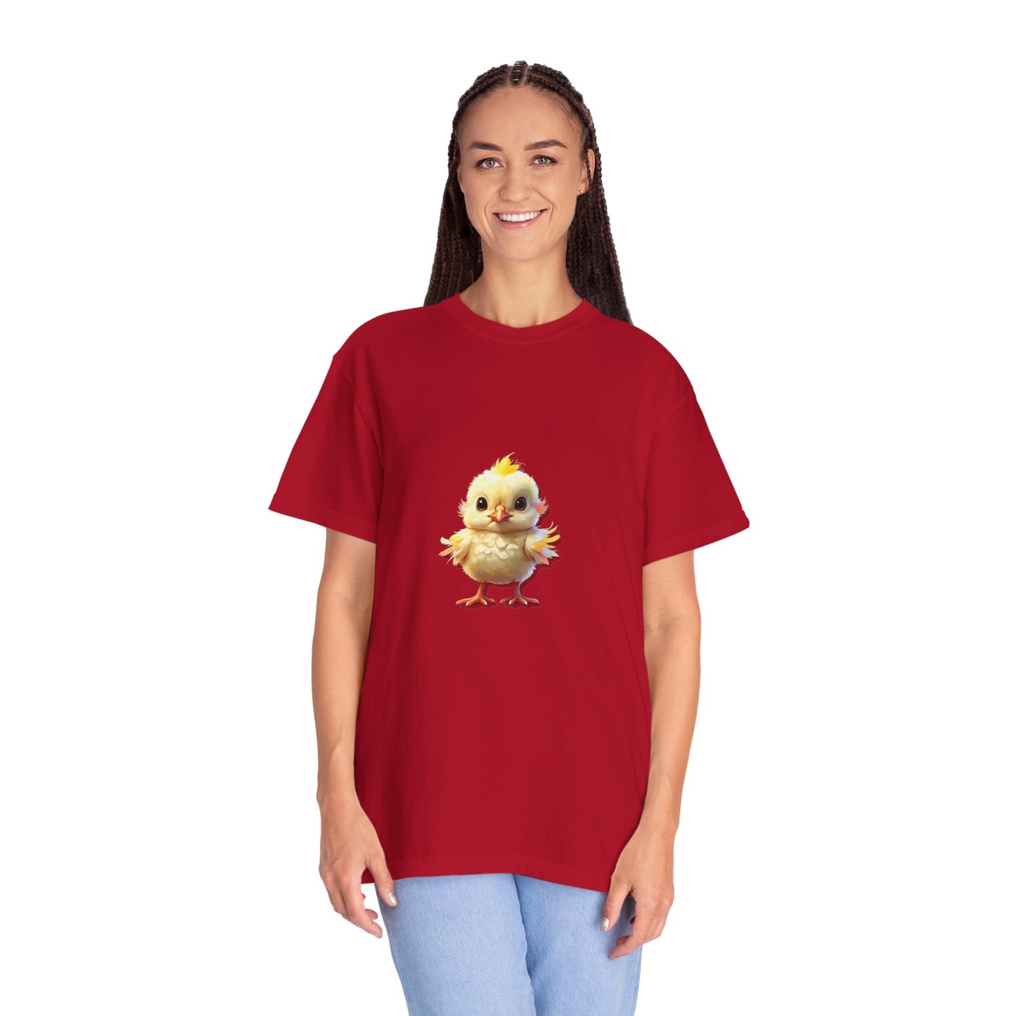 Cute Chick Unisex Garment-Dyed T-Shirt - Perfect for Spring Celebrations