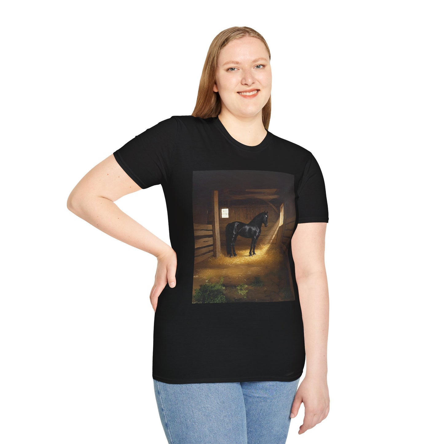 Equestrian Dreams Unisex Softstyle T-Shirt - Perfect for Horse Lovers