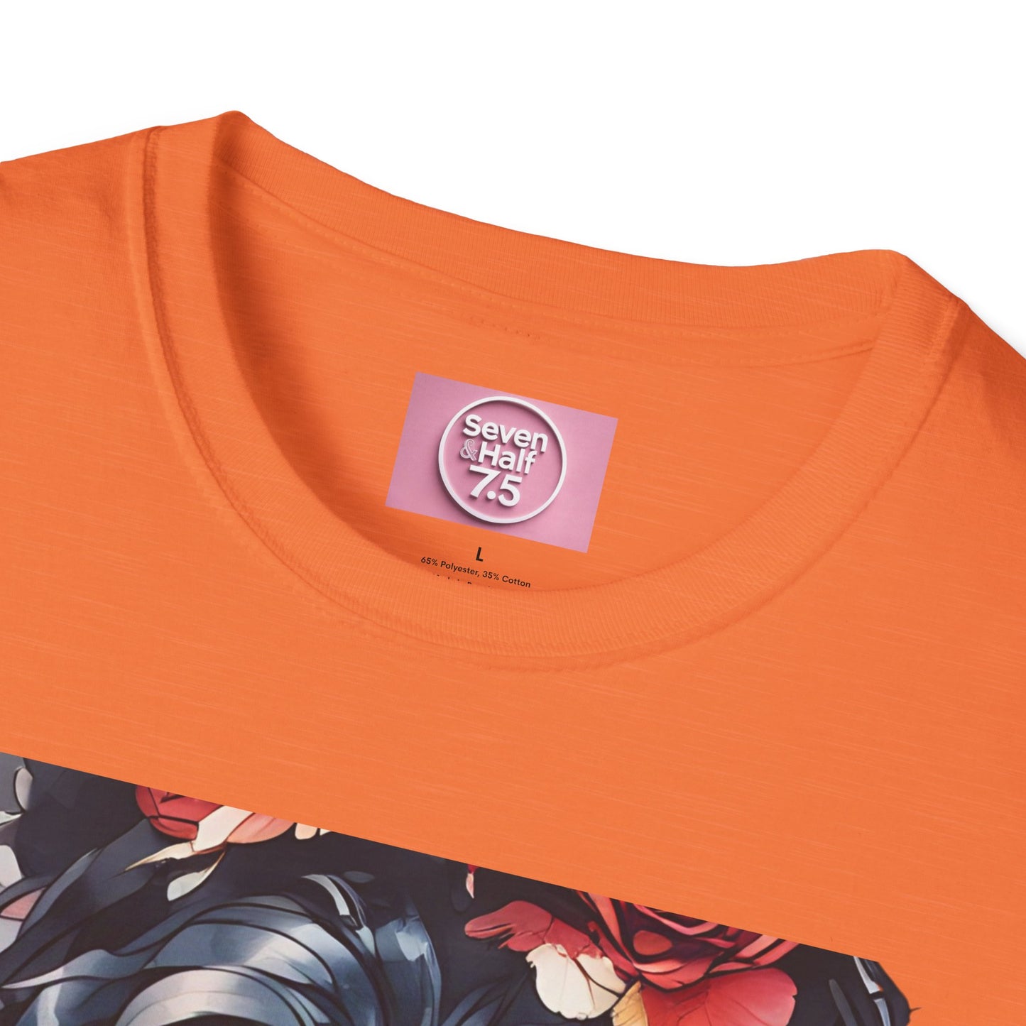 Stylish Unisex Softstyle T-Shirt - Charming Kimono Girl Design