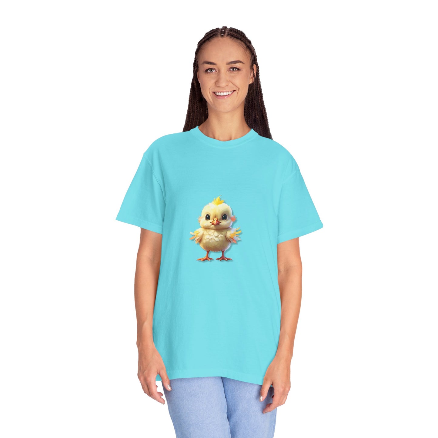 Cute Chick Unisex Garment-Dyed T-Shirt - Perfect for Spring Celebrations