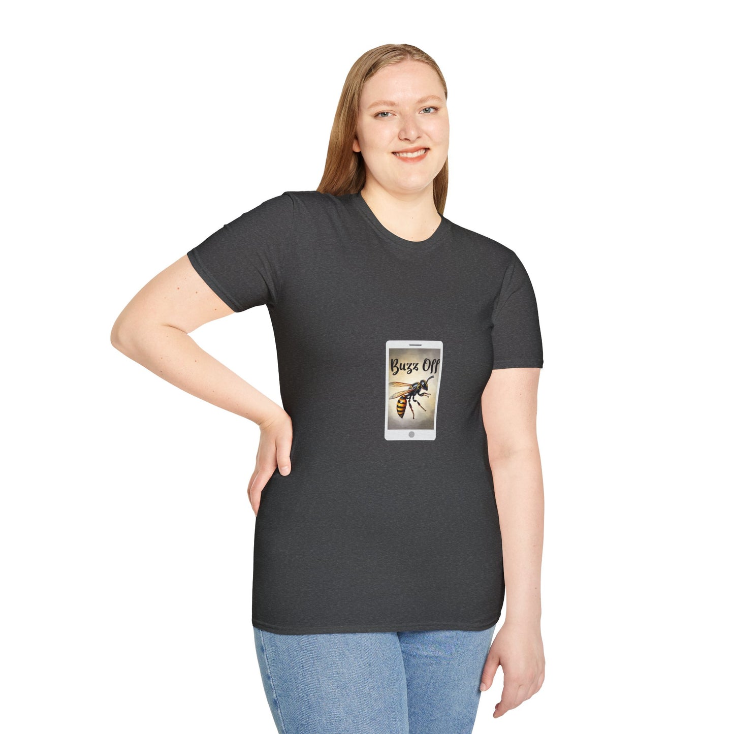 Buzz Off Bee Graphic Unisex T-Shirt - Fun, Casual Wear for Nature Lovers