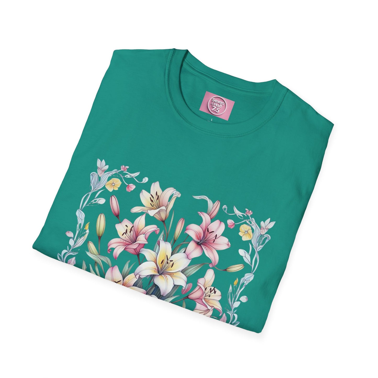 Floral Blossom Unisex T-Shirt - Softstyle Cotton Tee for Nature Lovers