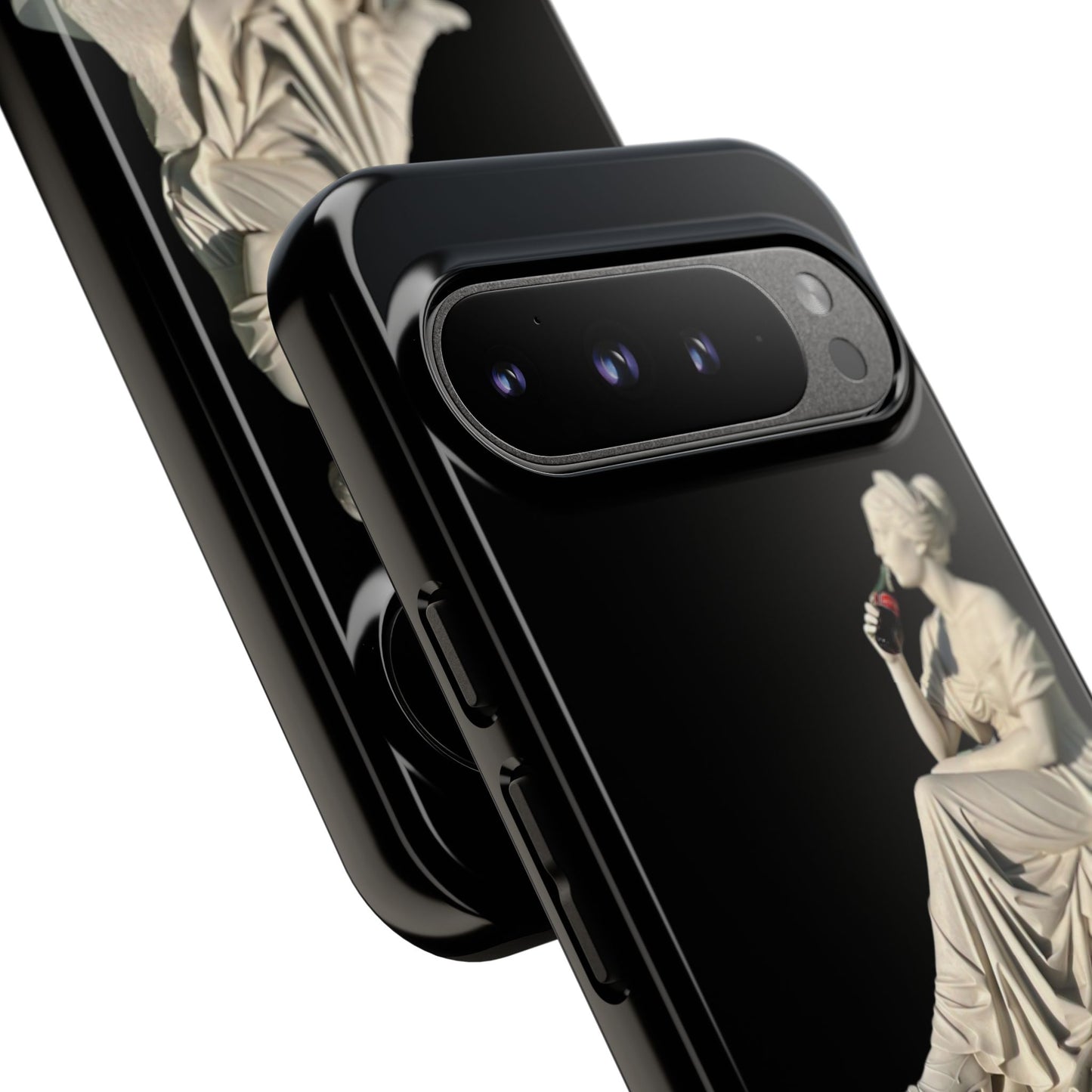 Elegant Phone Case - Stylish Tough Case with Sculpture Design