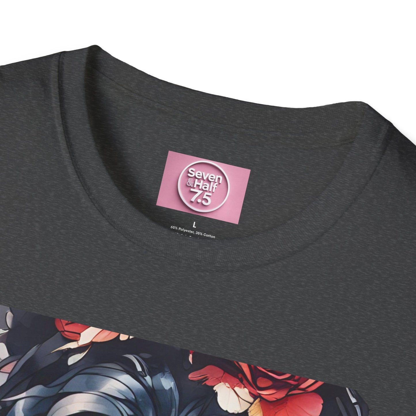 Stylish Unisex Softstyle T-Shirt - Charming Kimono Girl Design