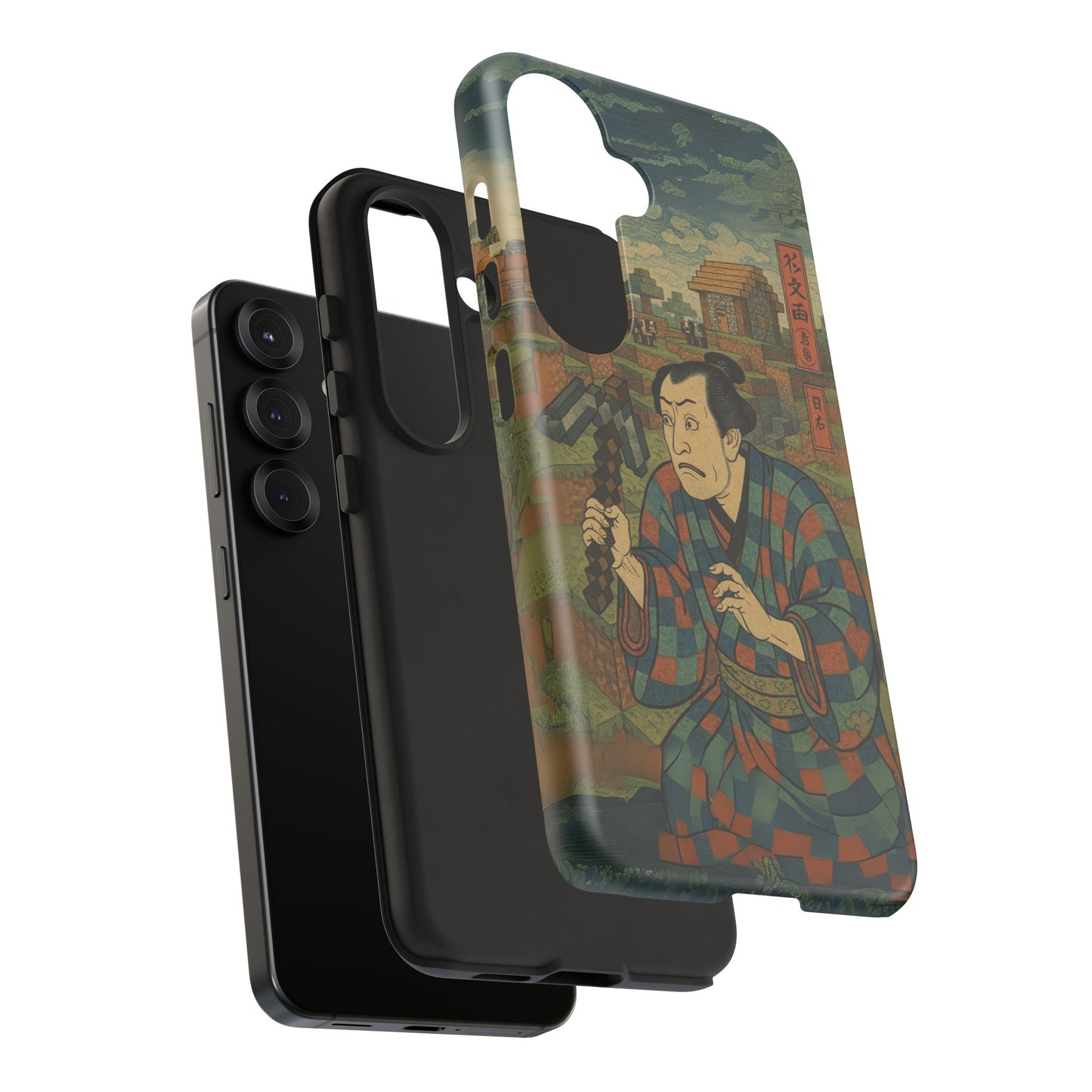 Tough Cases - Japanese Art Phone Case with Warrior Design