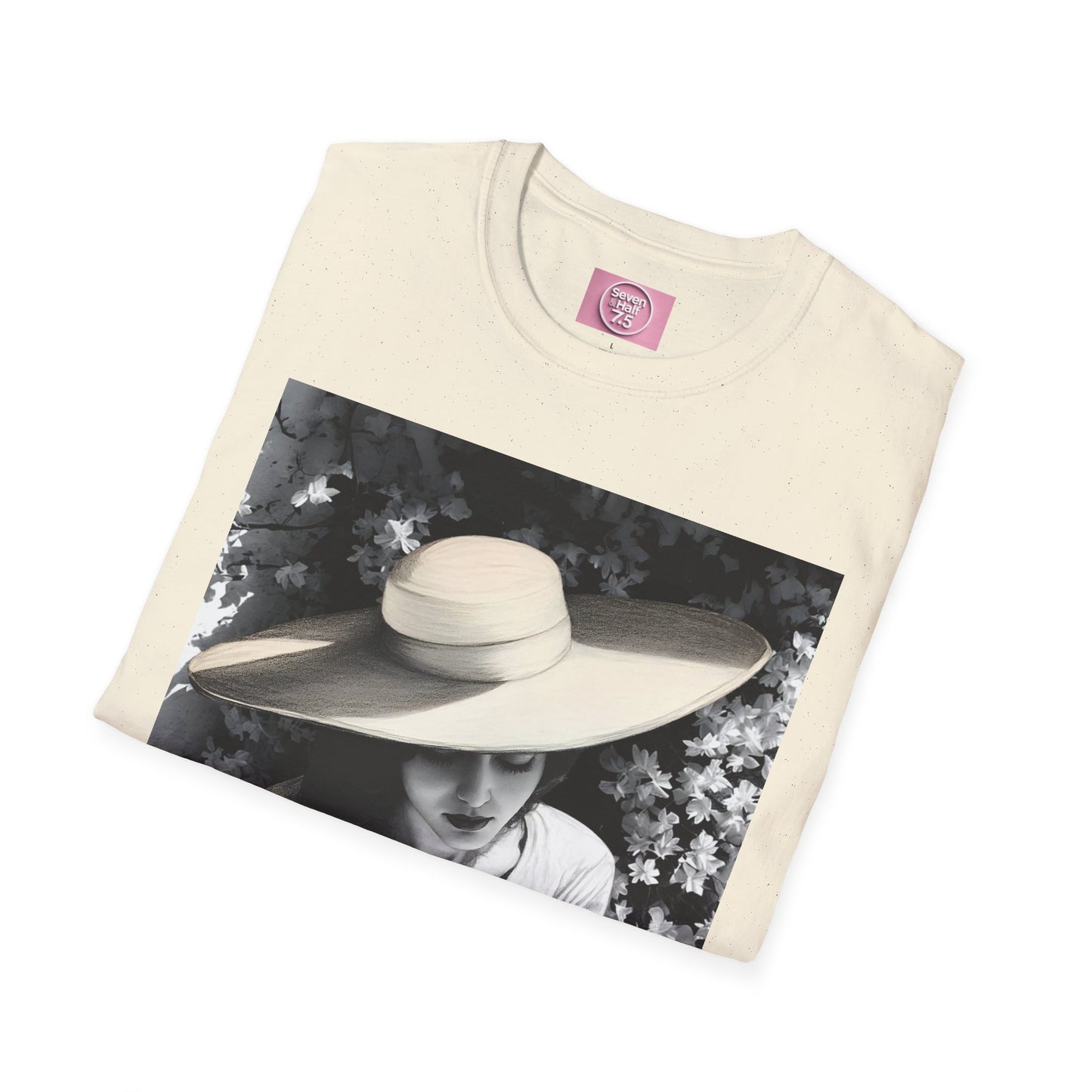 Elegant Charcoal art Softstyle T-Shirt - Perfect for Spring and Summer