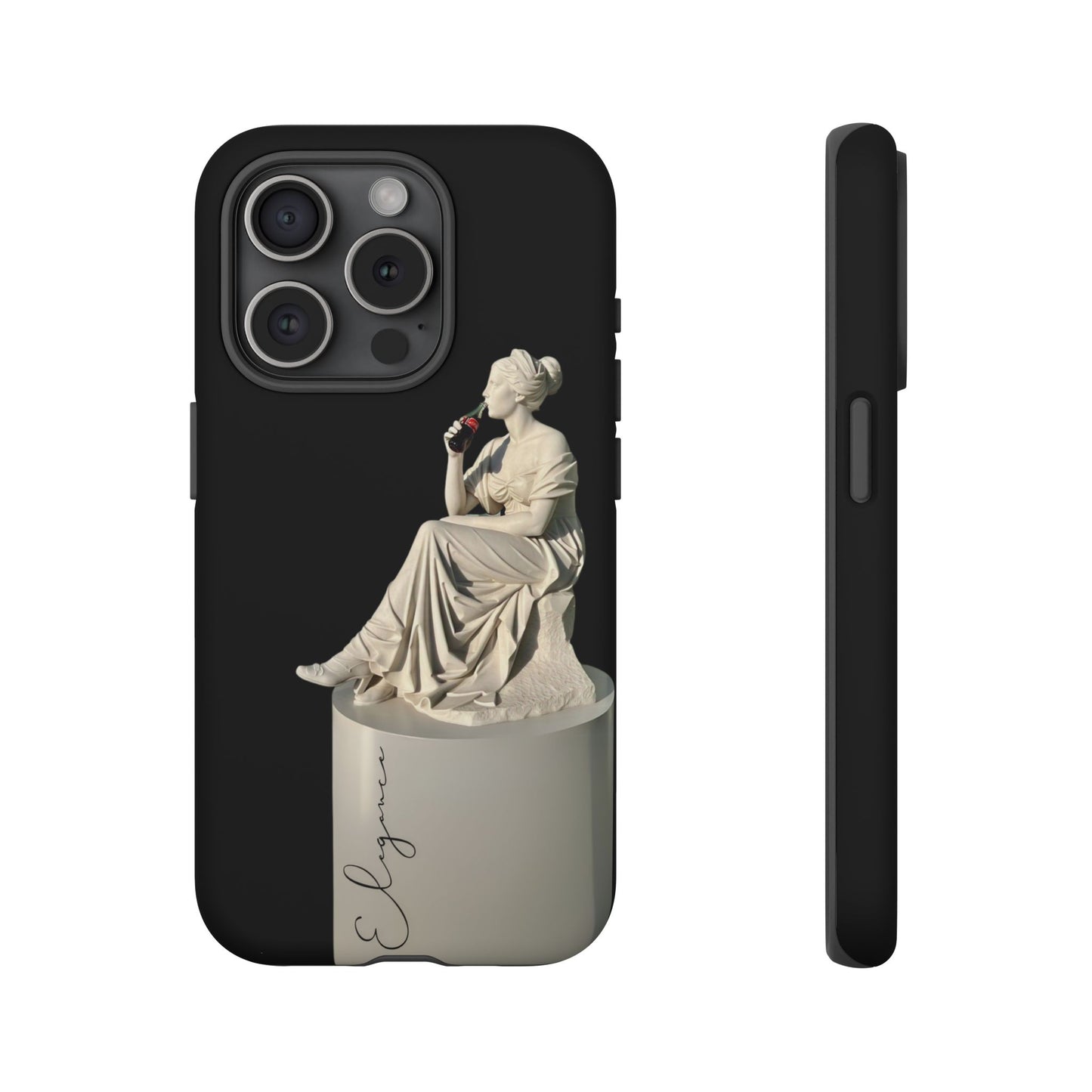 Elegant Phone Case - Stylish Tough Case with Sculpture Design