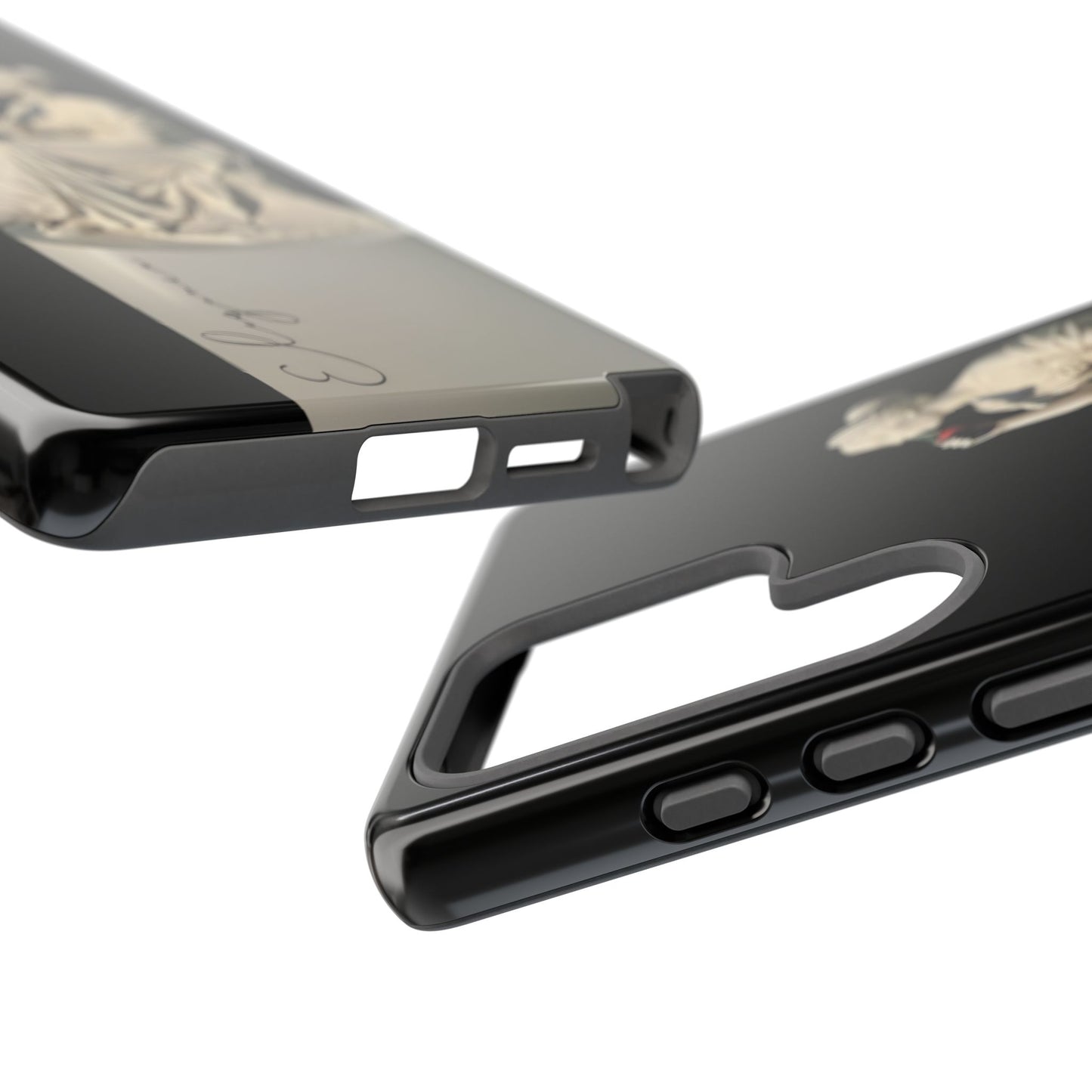 Elegant Phone Case - Stylish Tough Case with Sculpture Design