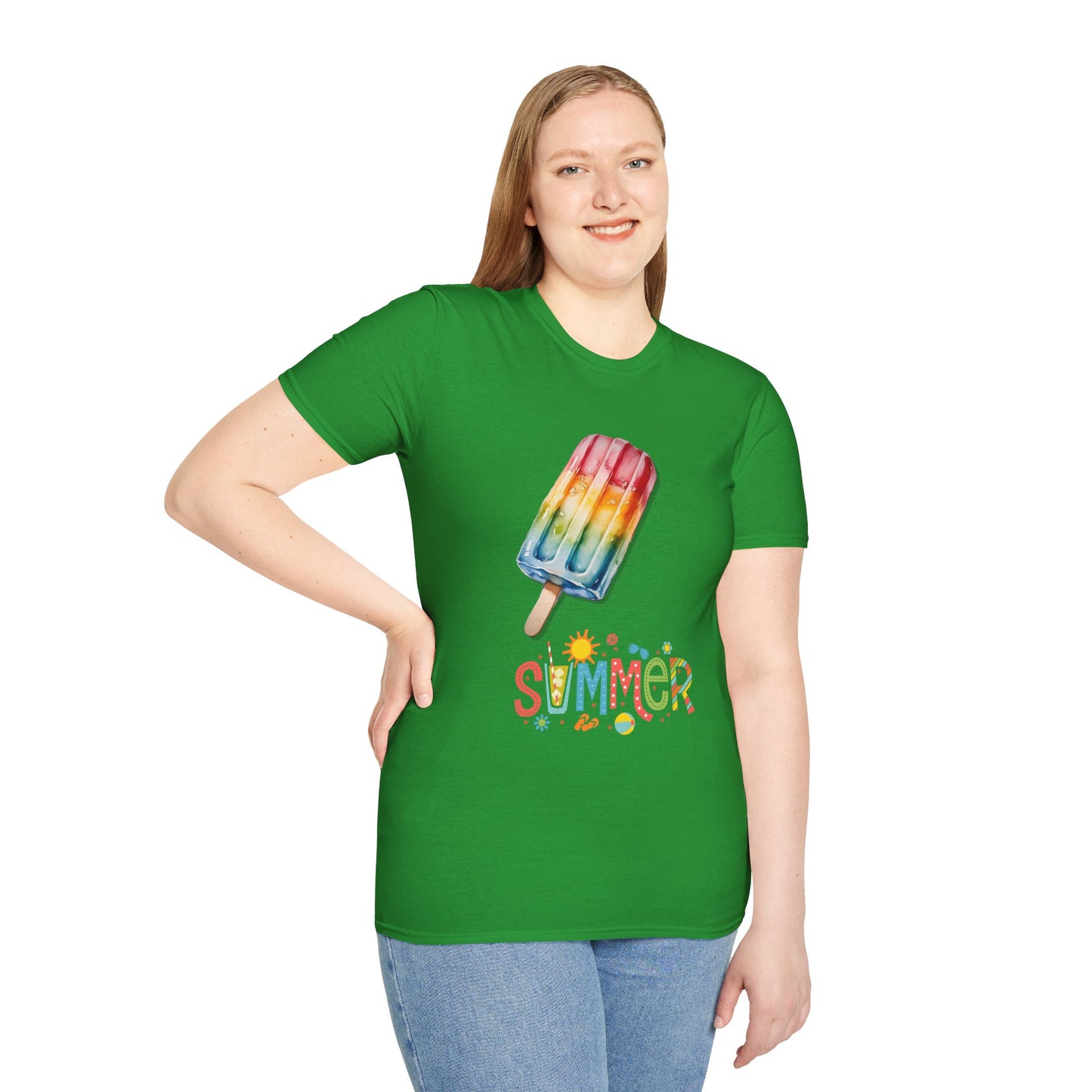 Summer Popsicle Soft style T-Shirt - Fun & Colorful Summer Vibes